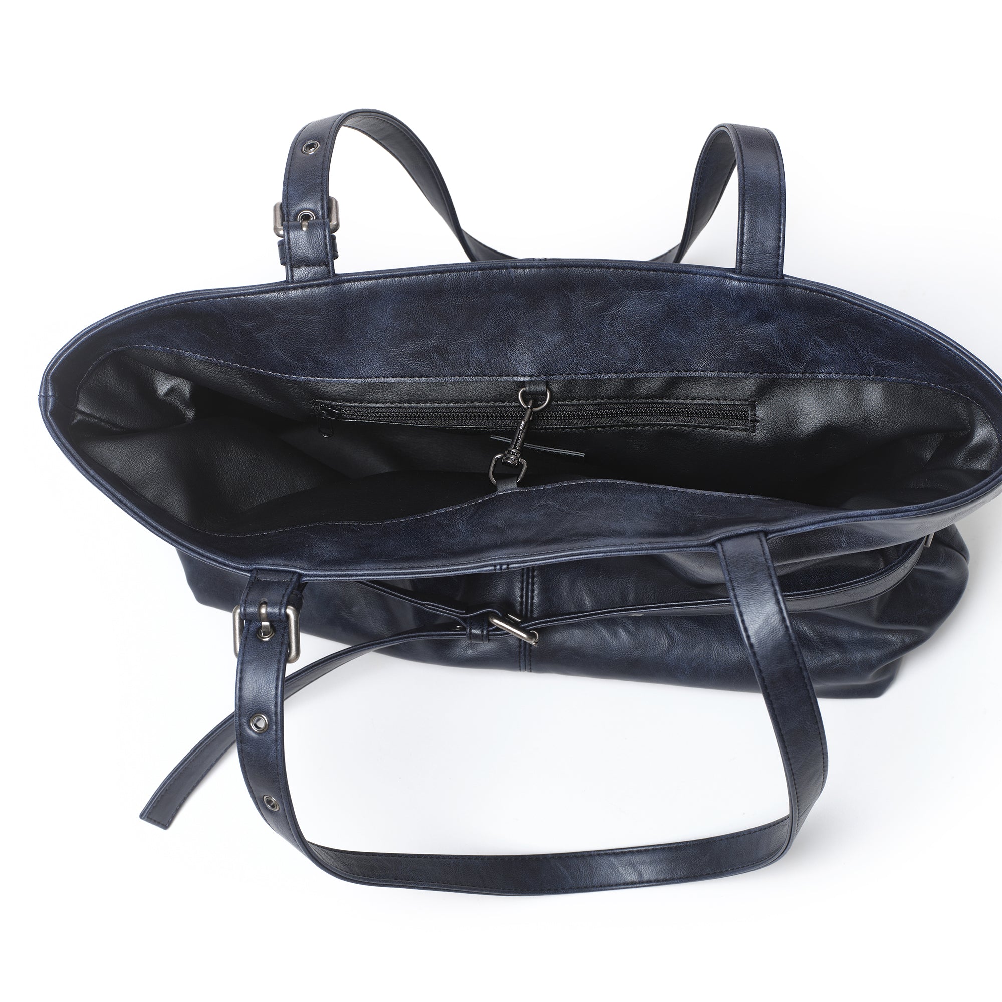 le belt bag L baked navy