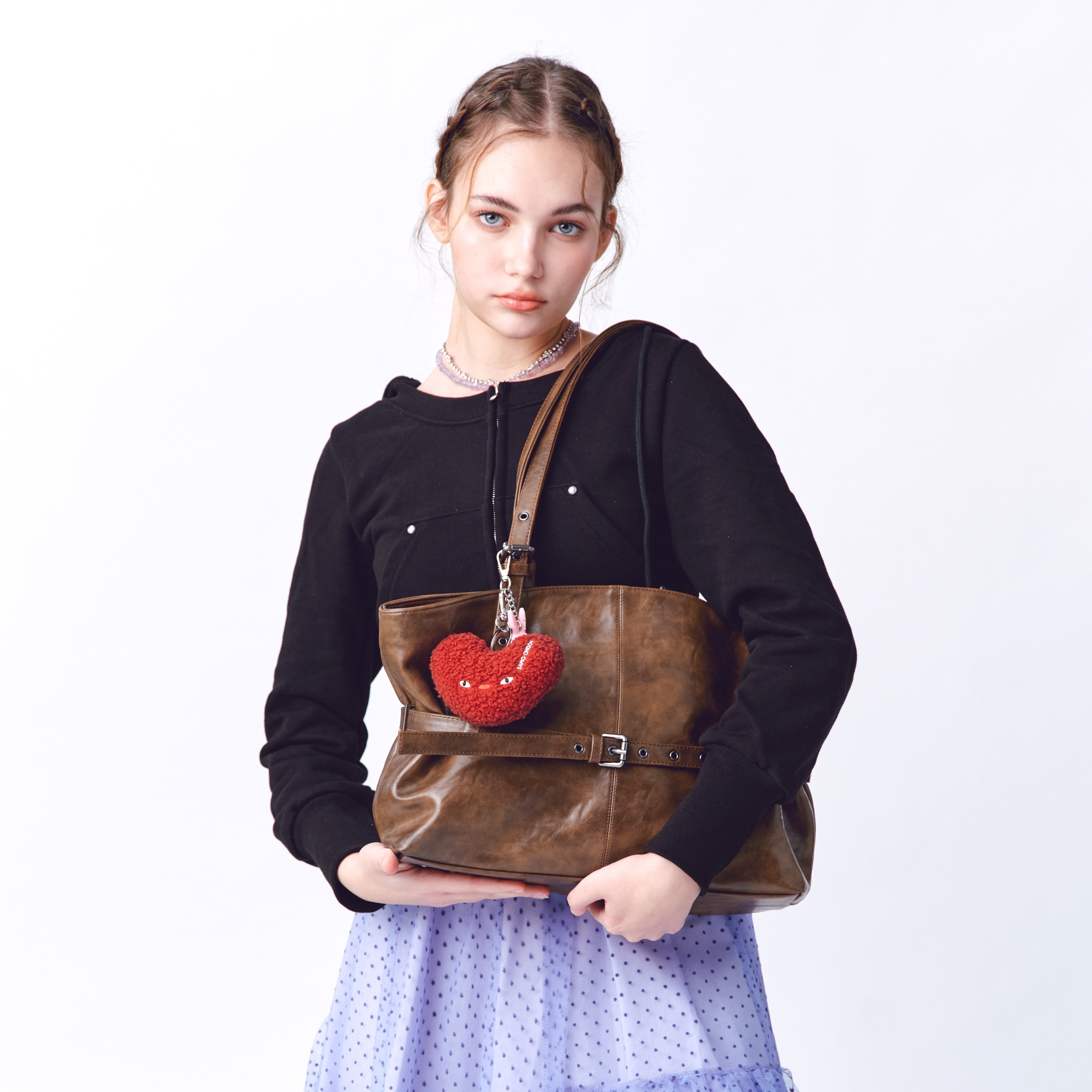 le belt bag L baked tan