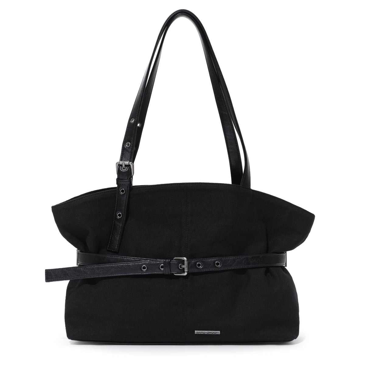le belt bag L canvas black