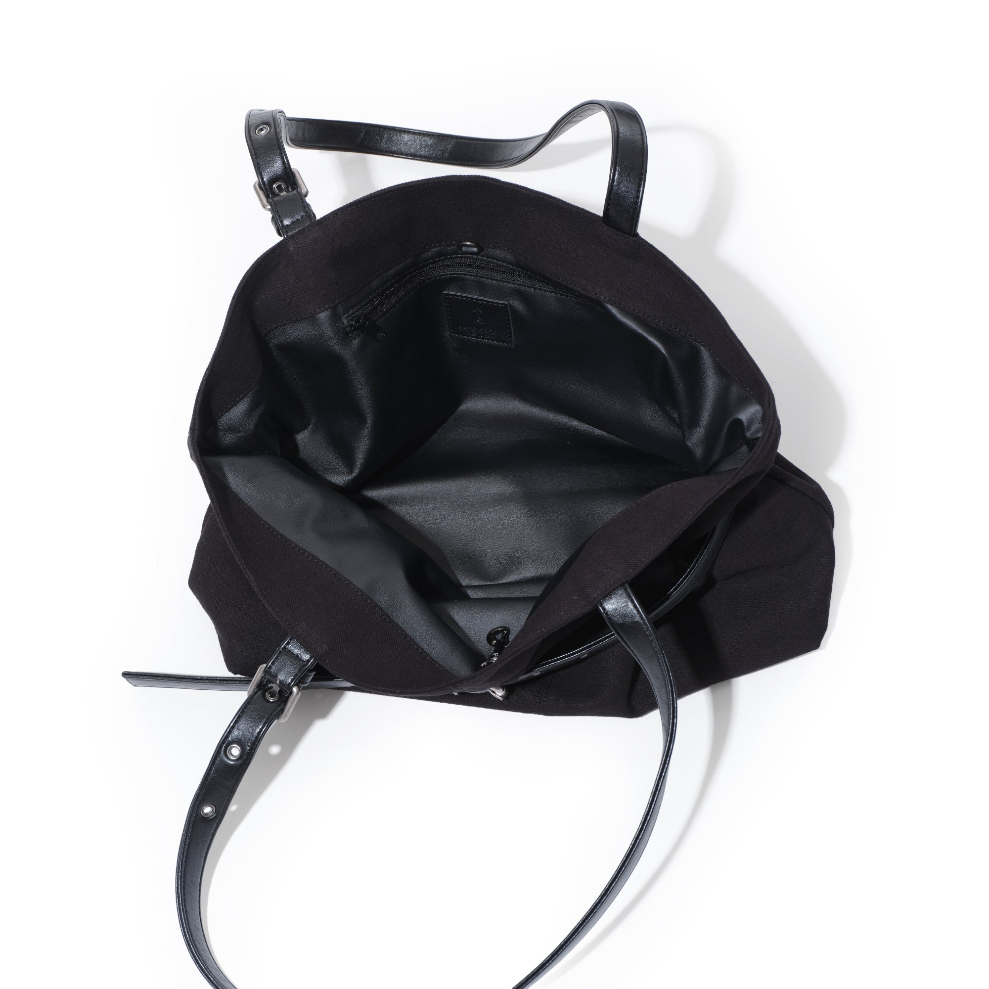 le belt bag L canvas black