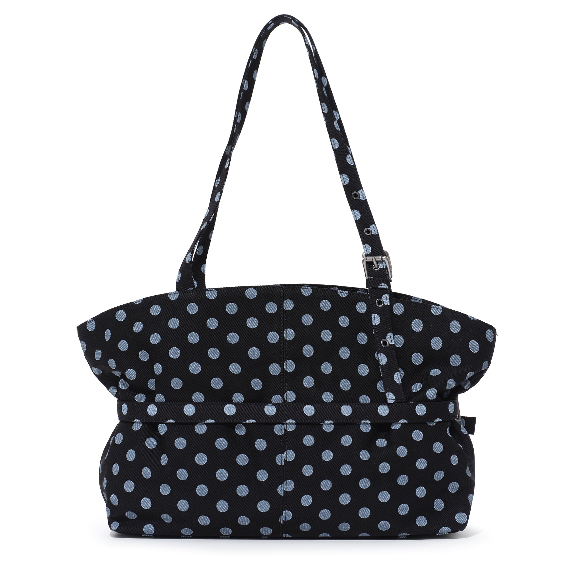 le belt bag L dot black