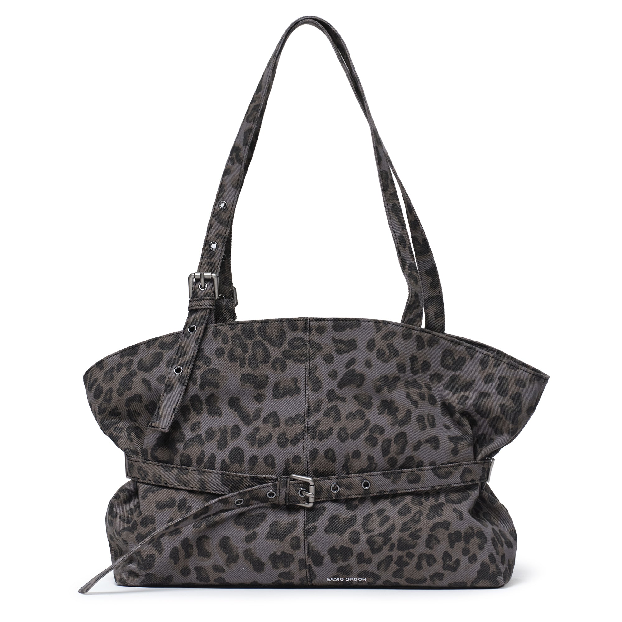 le belt bag L leopard noir