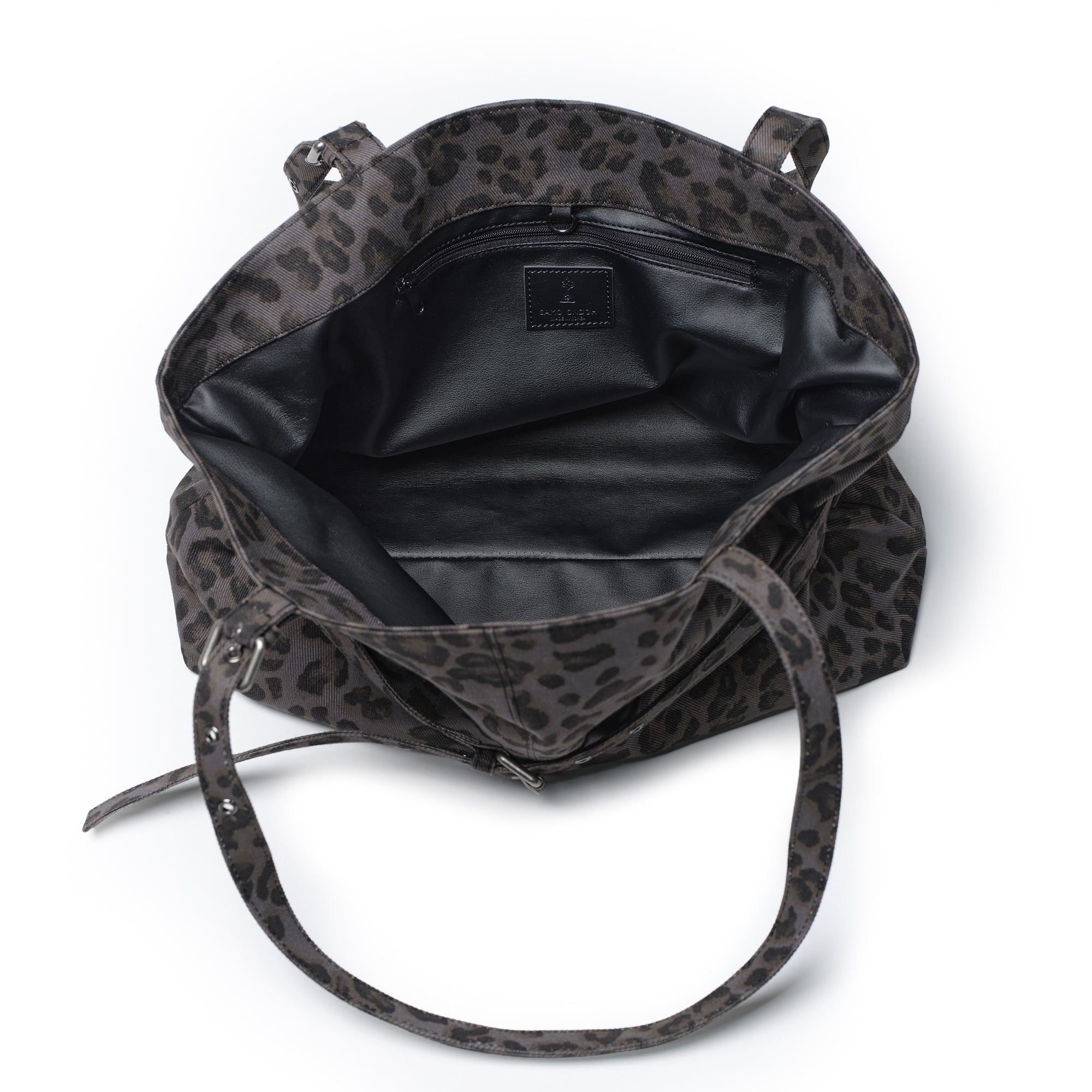 le belt bag L leopard noir