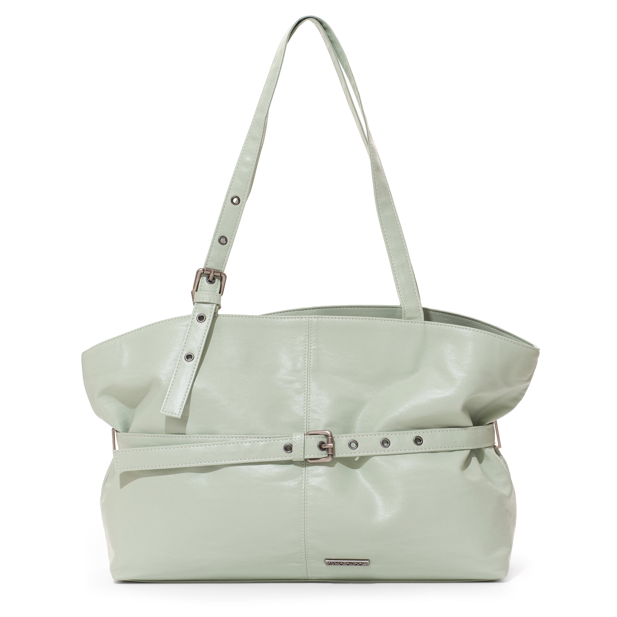 le belt bag L nappa mint