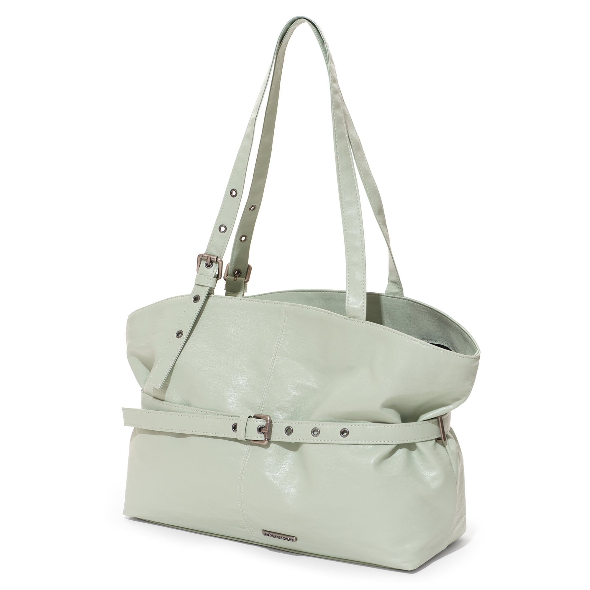 le belt bag L nappa mint