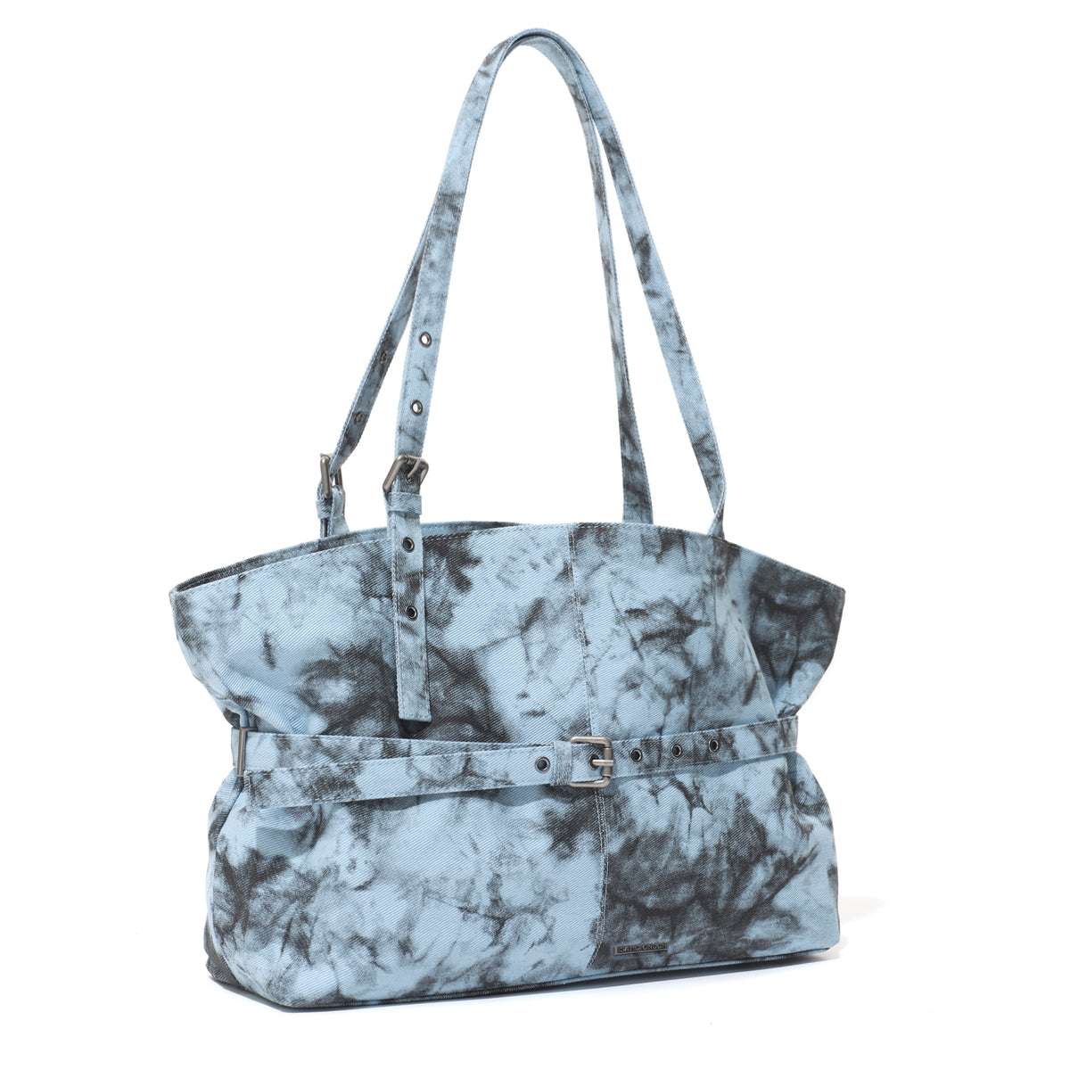 le belt bag L wave blue