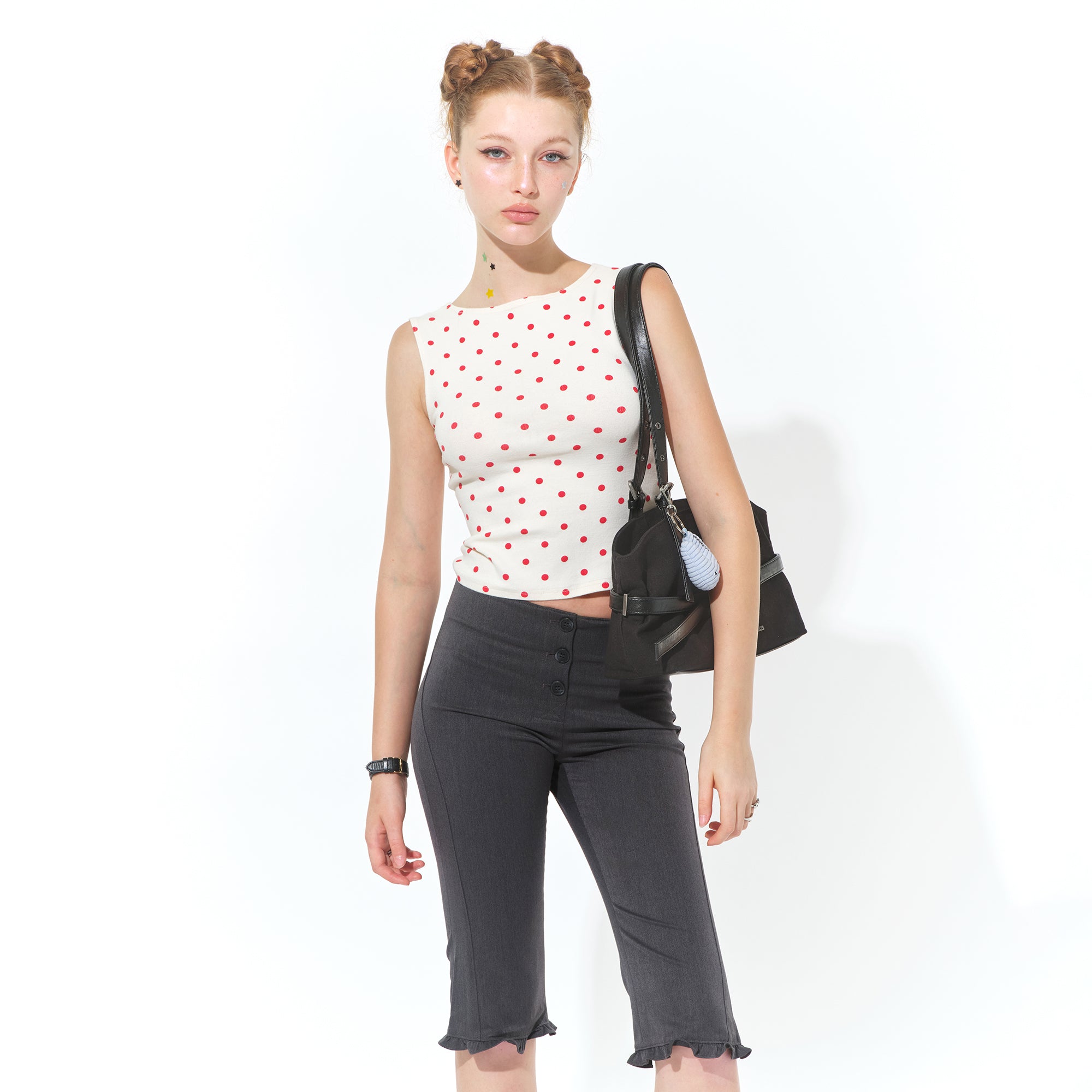le belt bag M canvas black