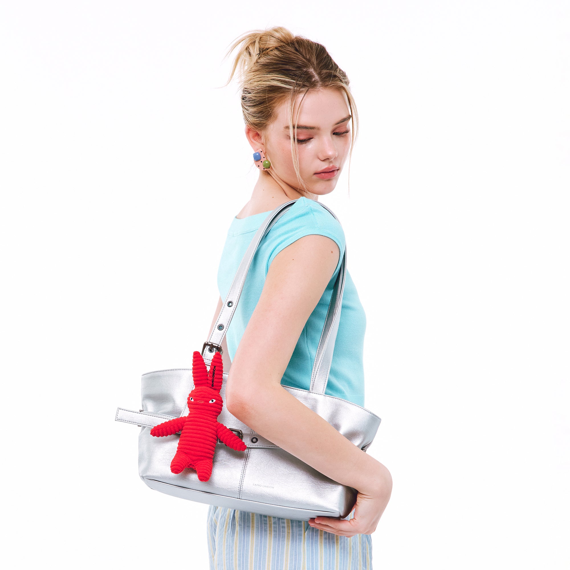le belt bag M chrome