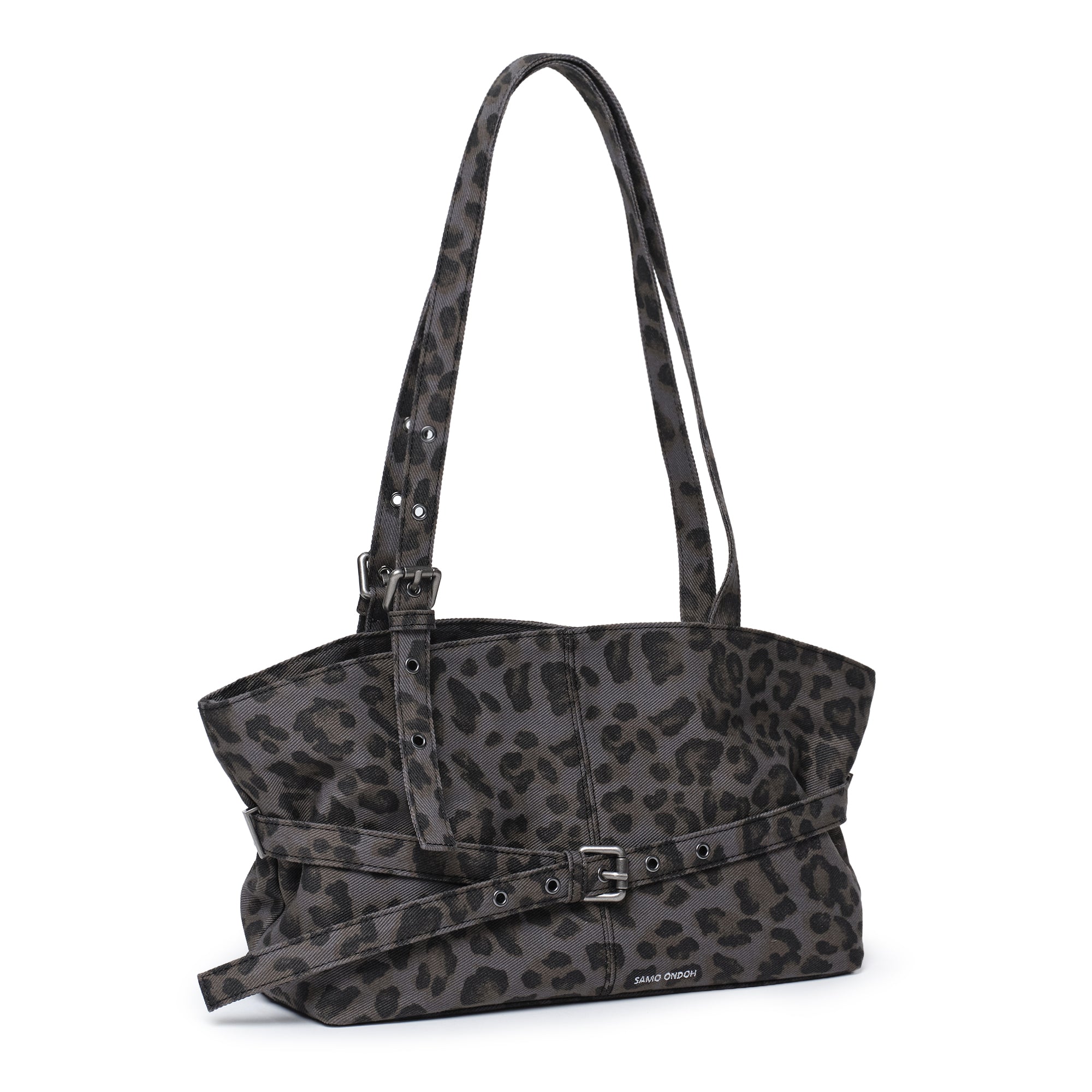 le belt bag M leopard noir