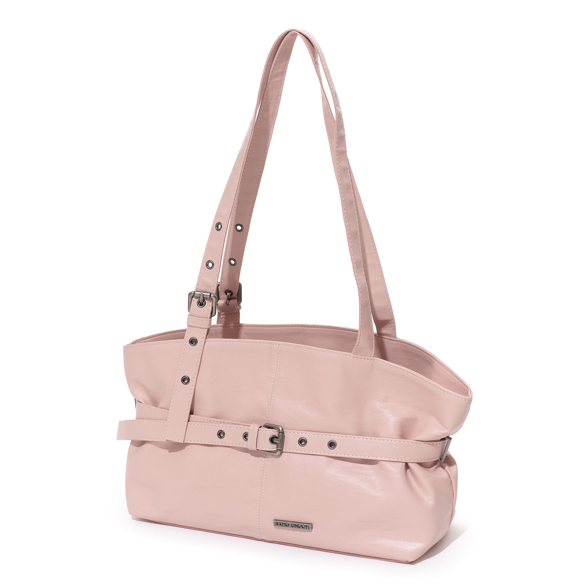 le belt bag M nappa pink