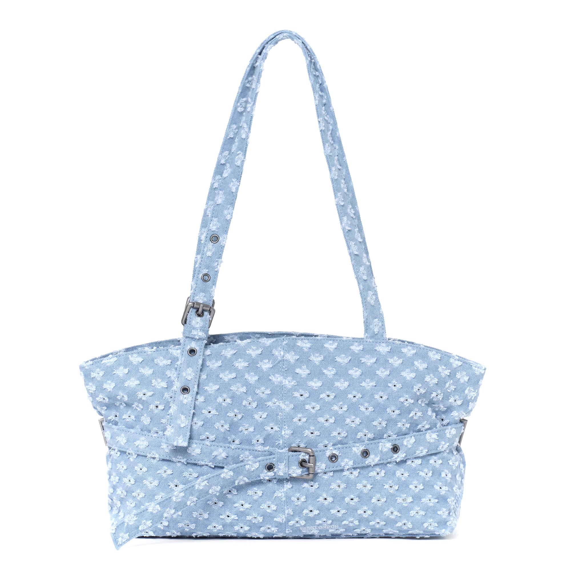 le belt bag M punching blue