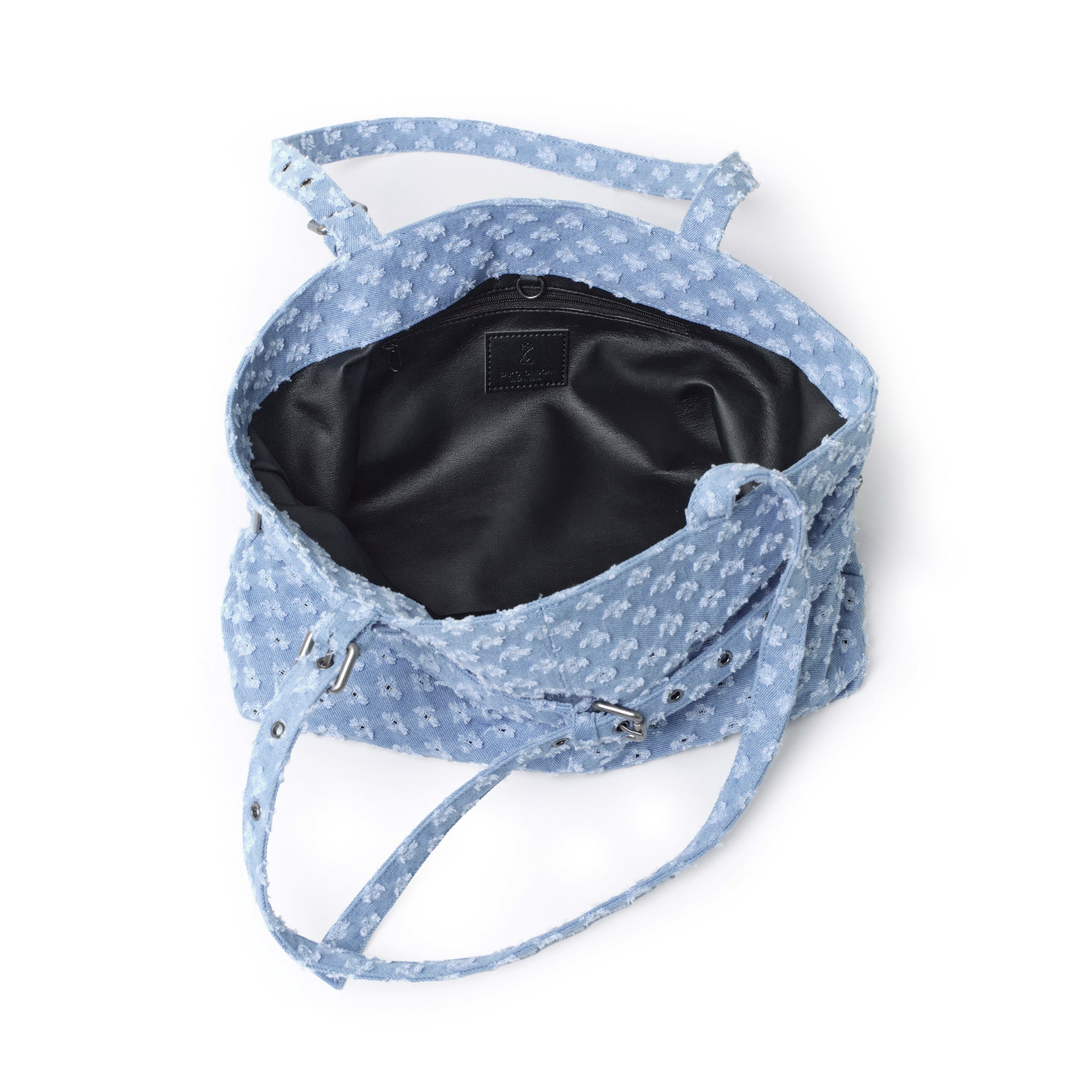 le belt bag M punching blue