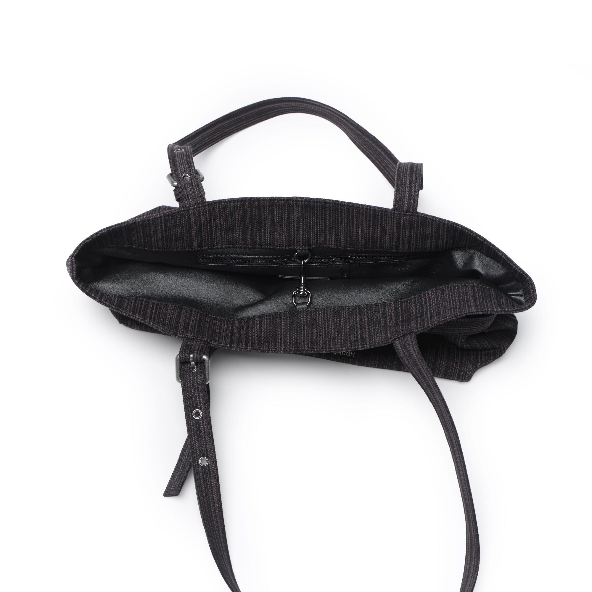 le belt bag M stripe black