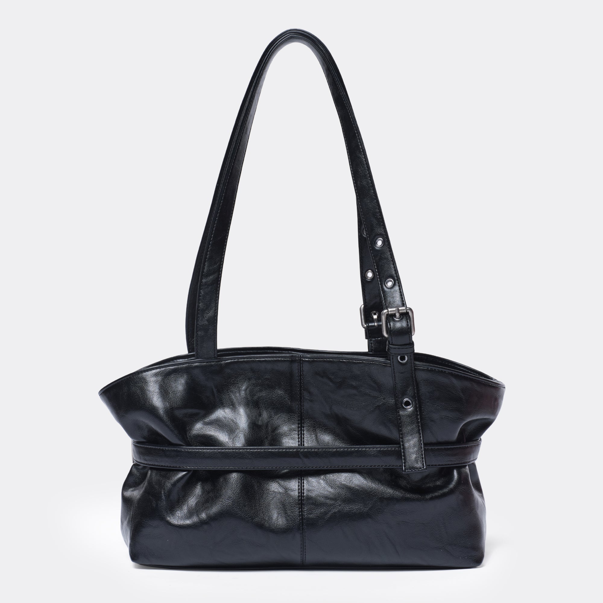 le belt bag M baked black