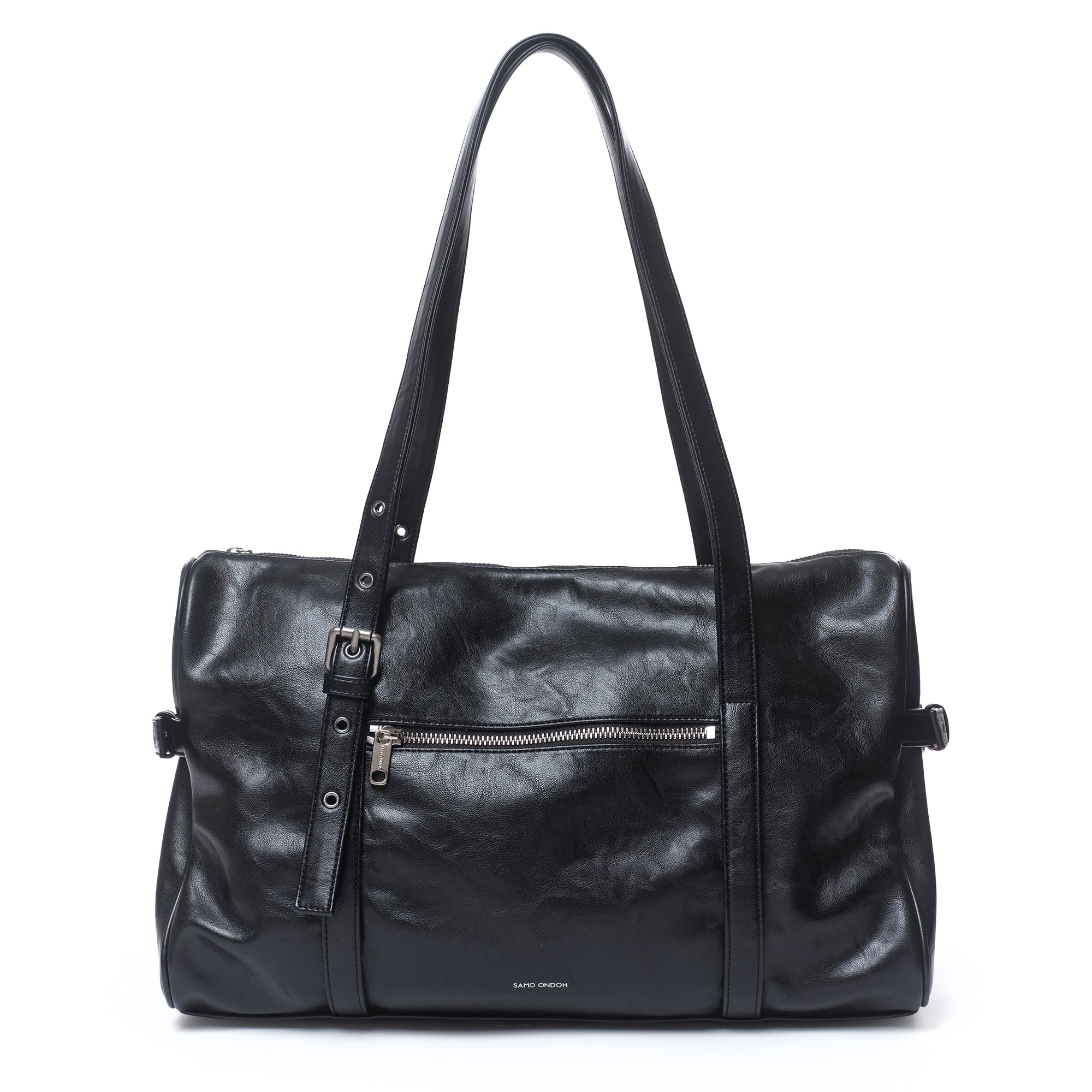 museum bag L baked black