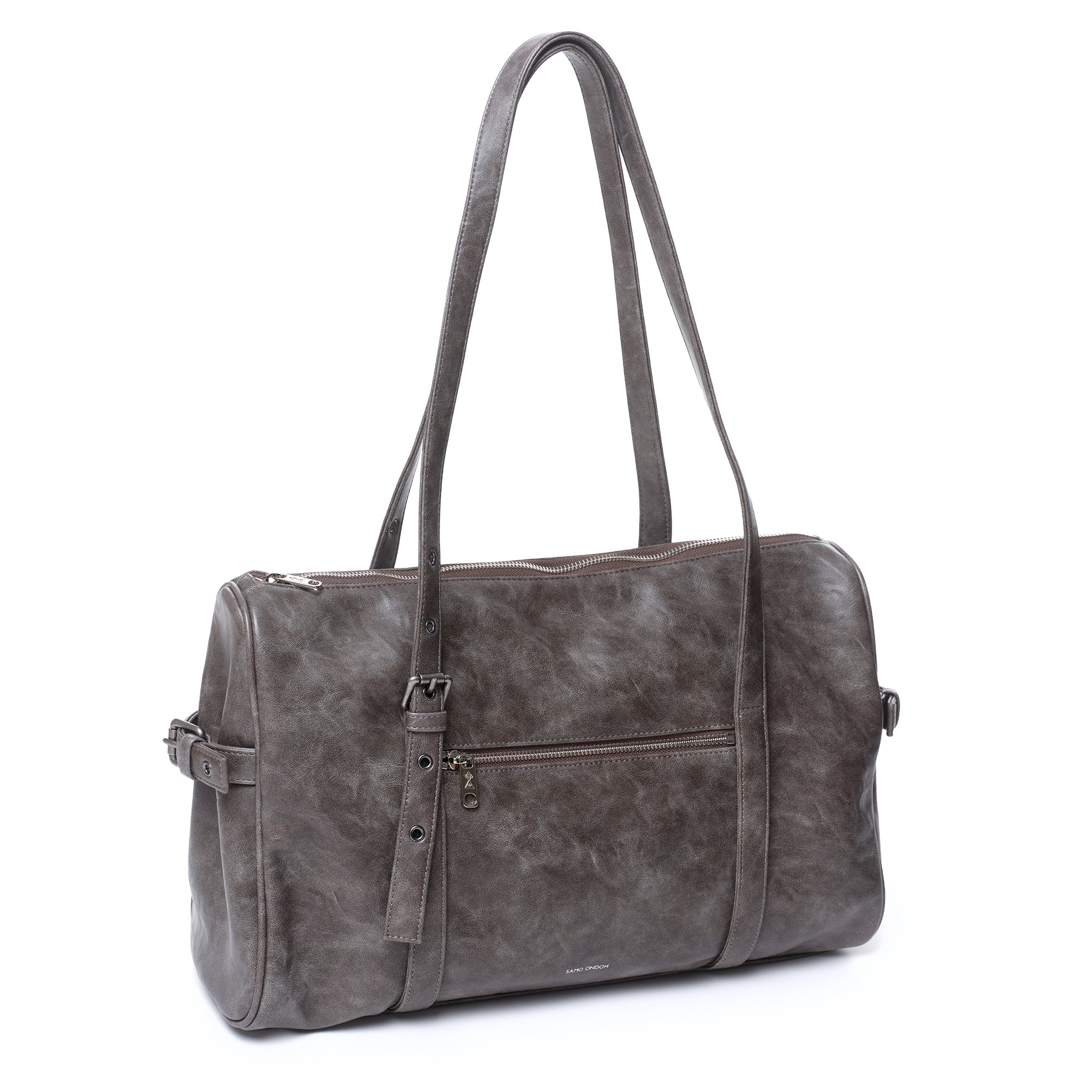 museum bag L baked gray