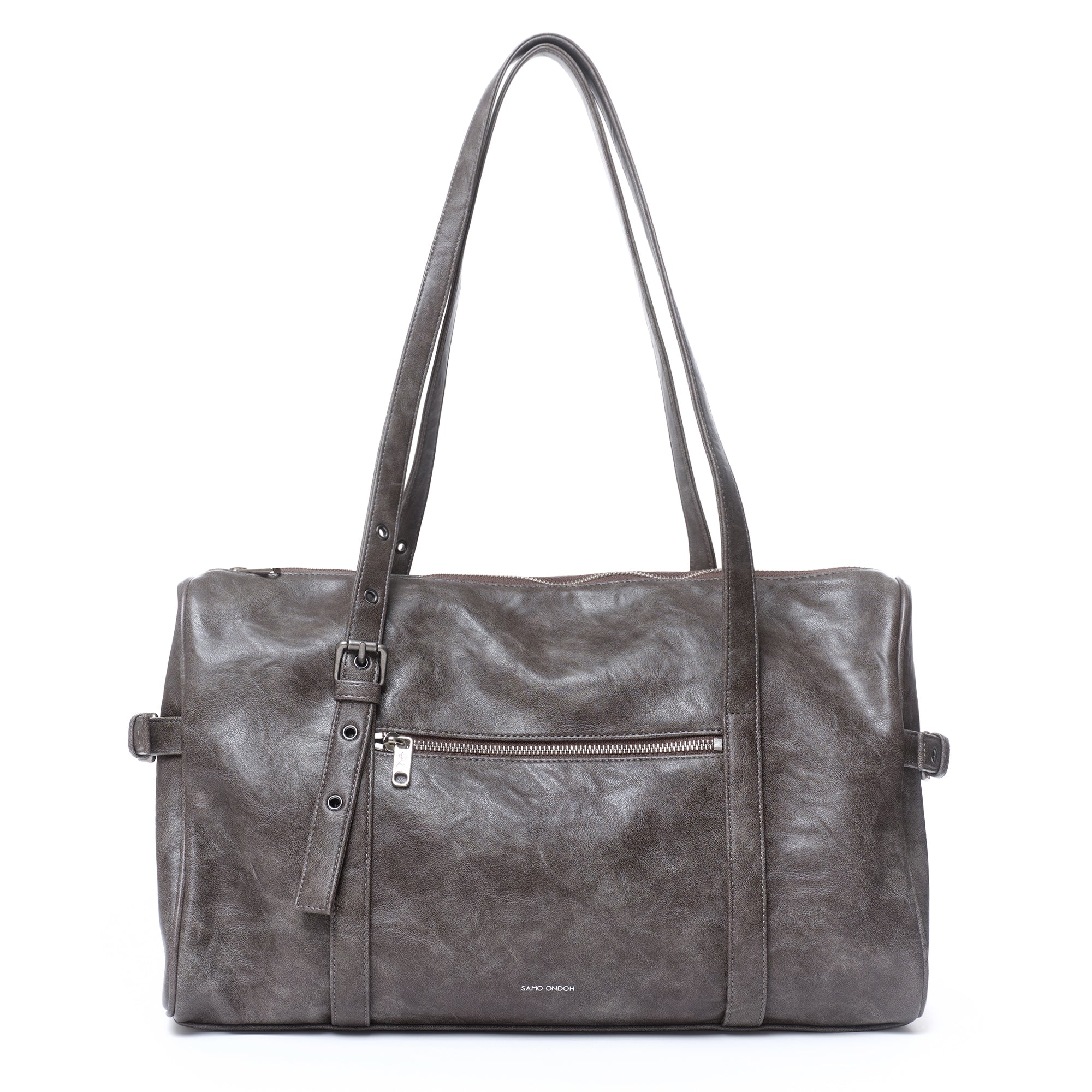 museum bag L baked gray