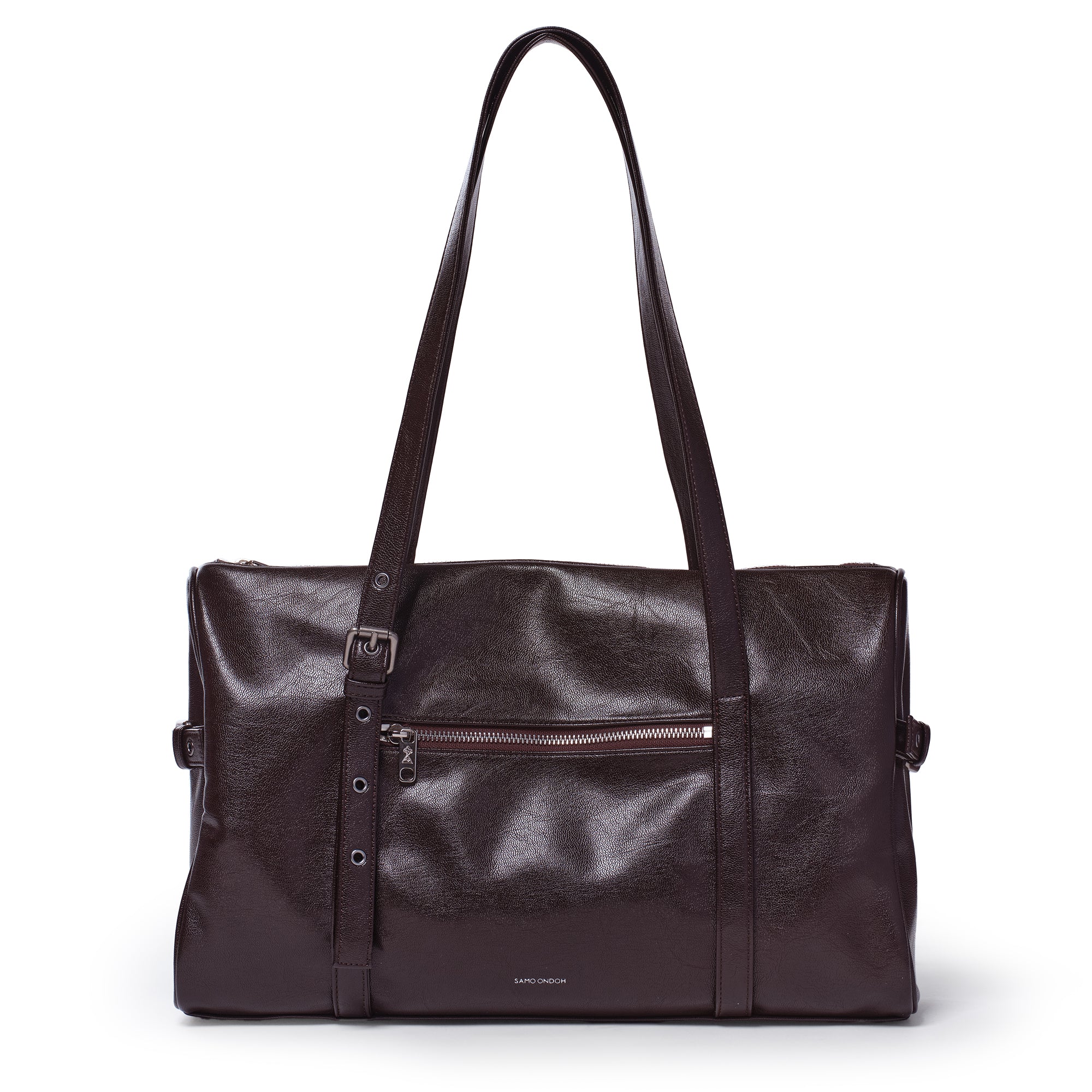 museum bag L goat chocolate