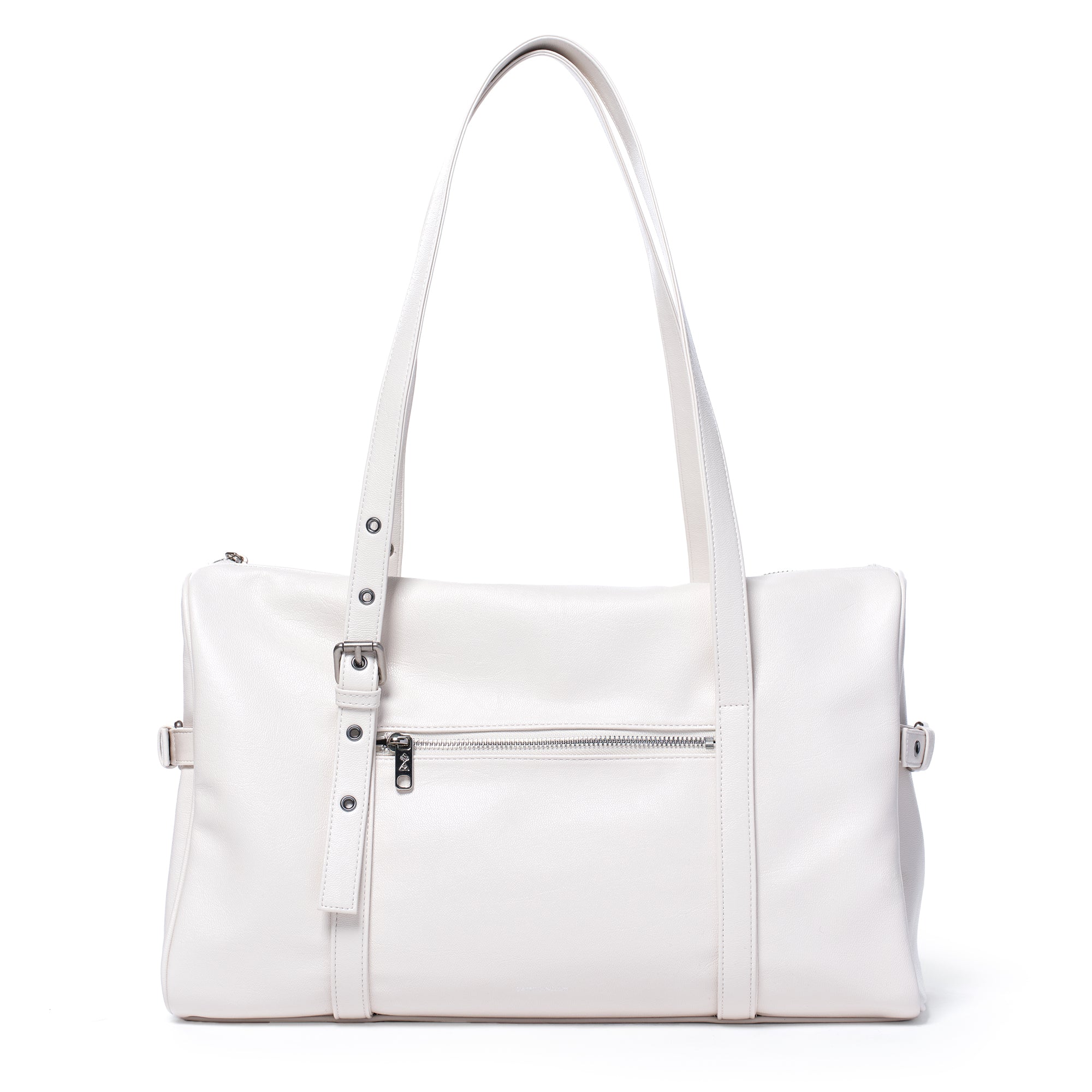 museum bag L goat cream