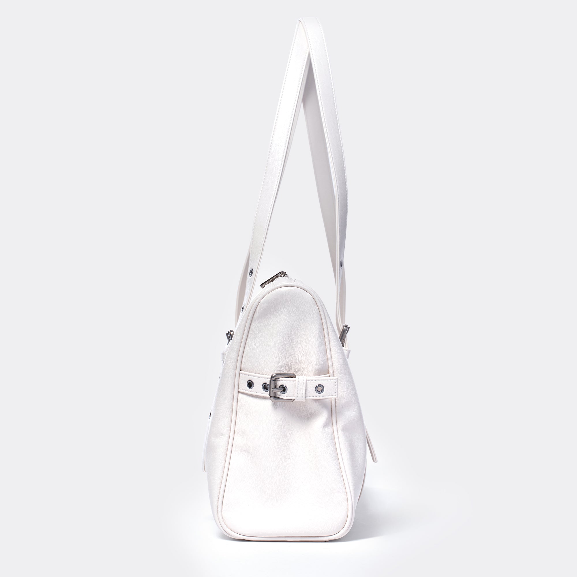 museum bag L goat cream