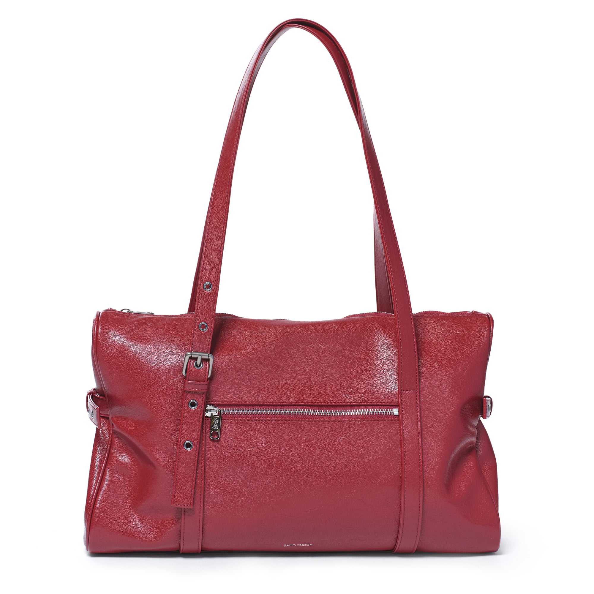 museum bag L goat red