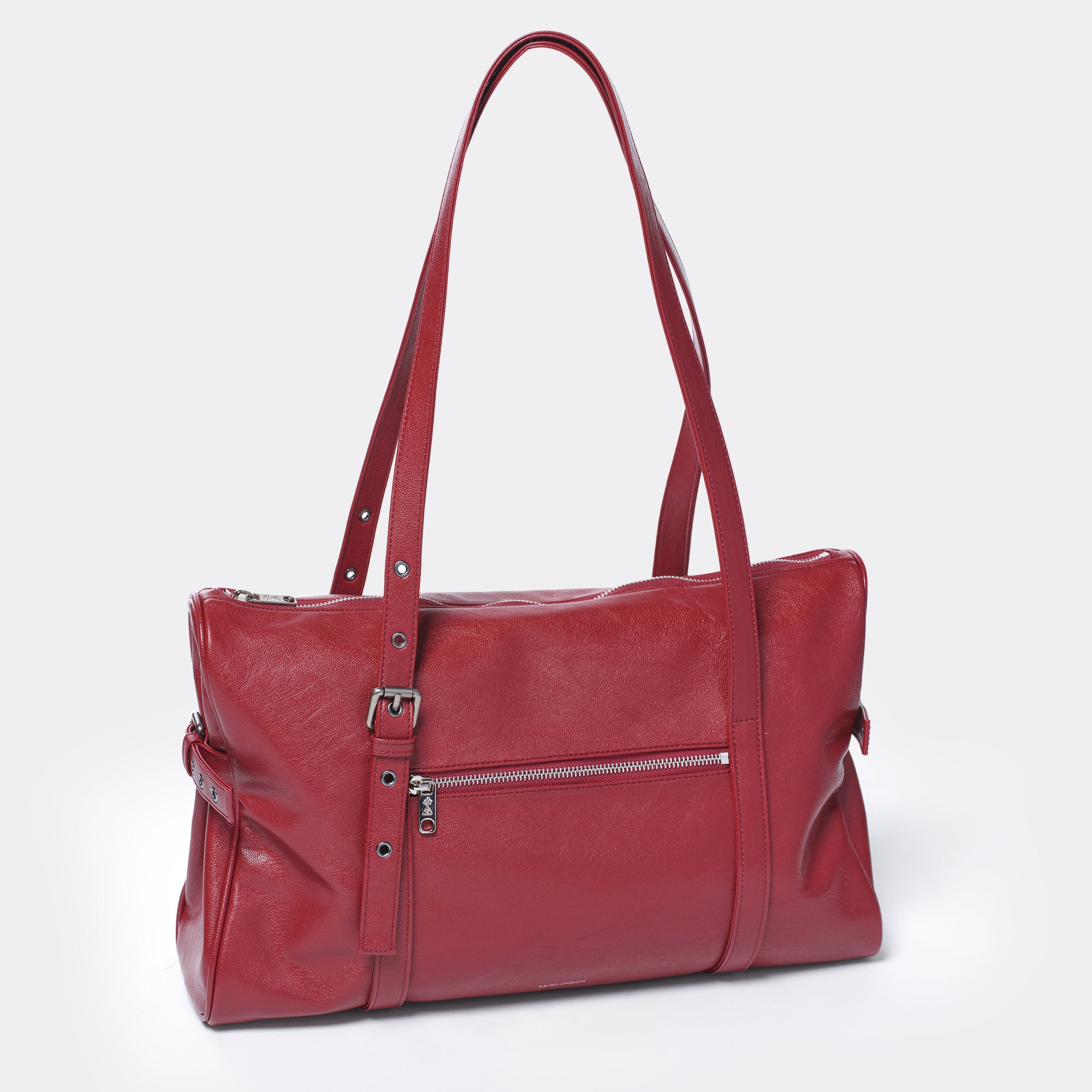 museum bag L goat red