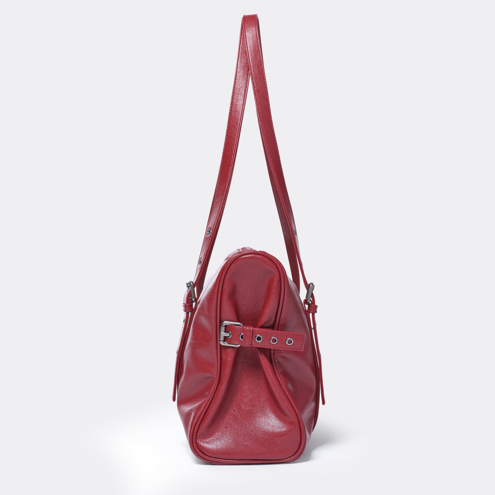 museum bag L goat red