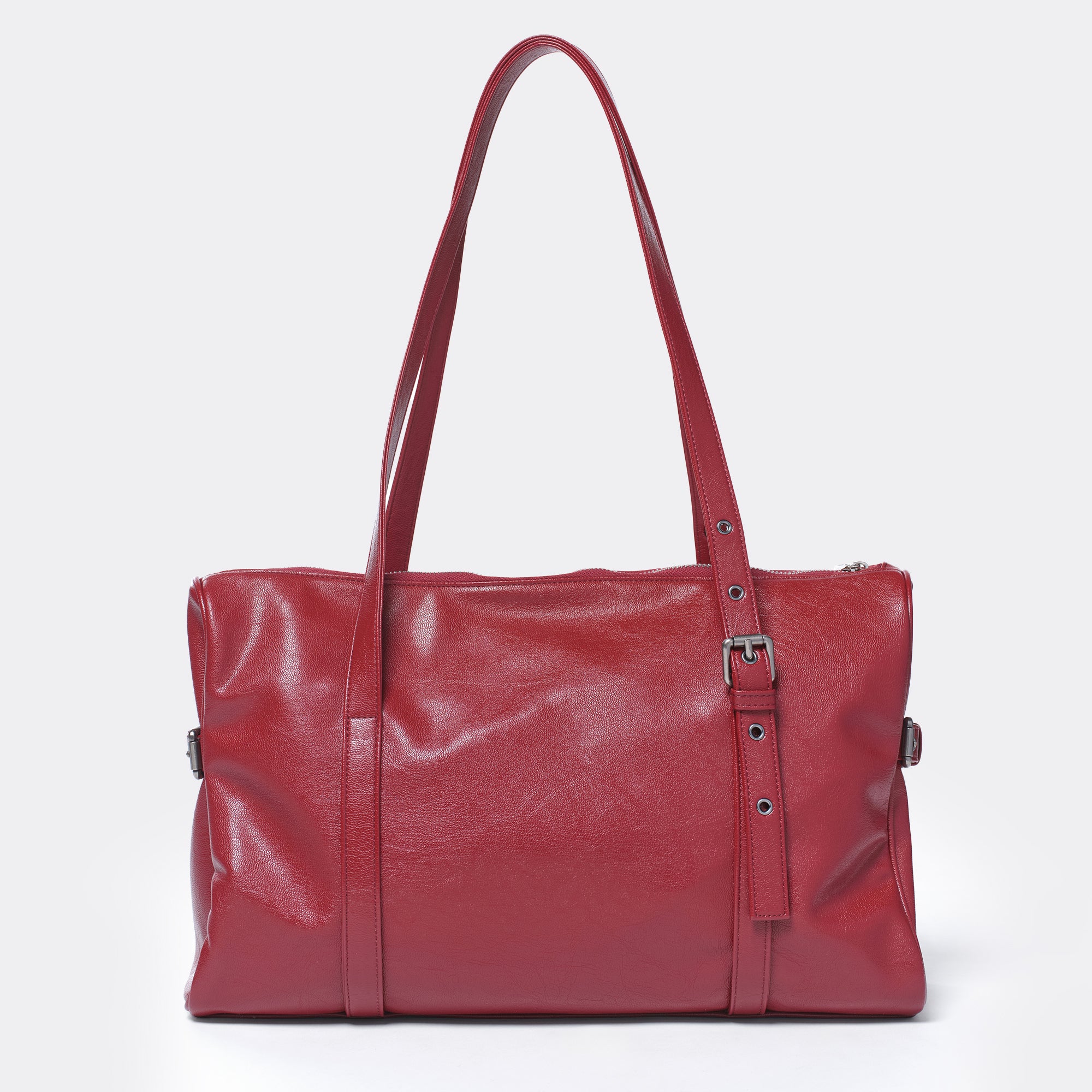 museum bag L goat red