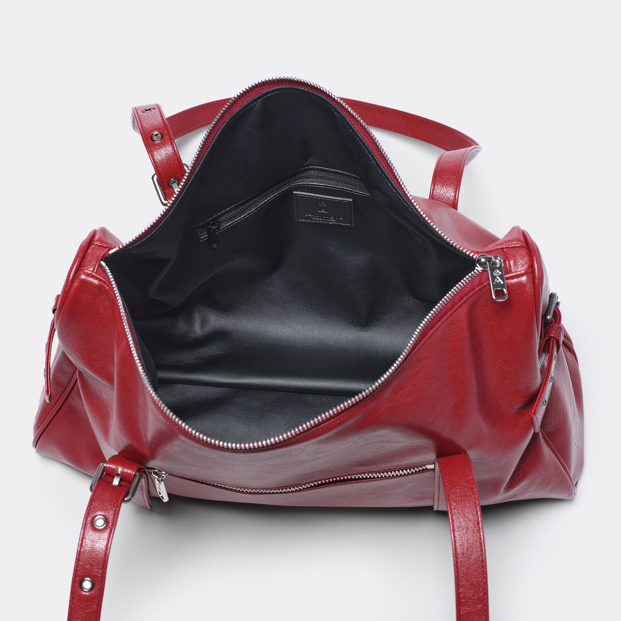 museum bag L goat red