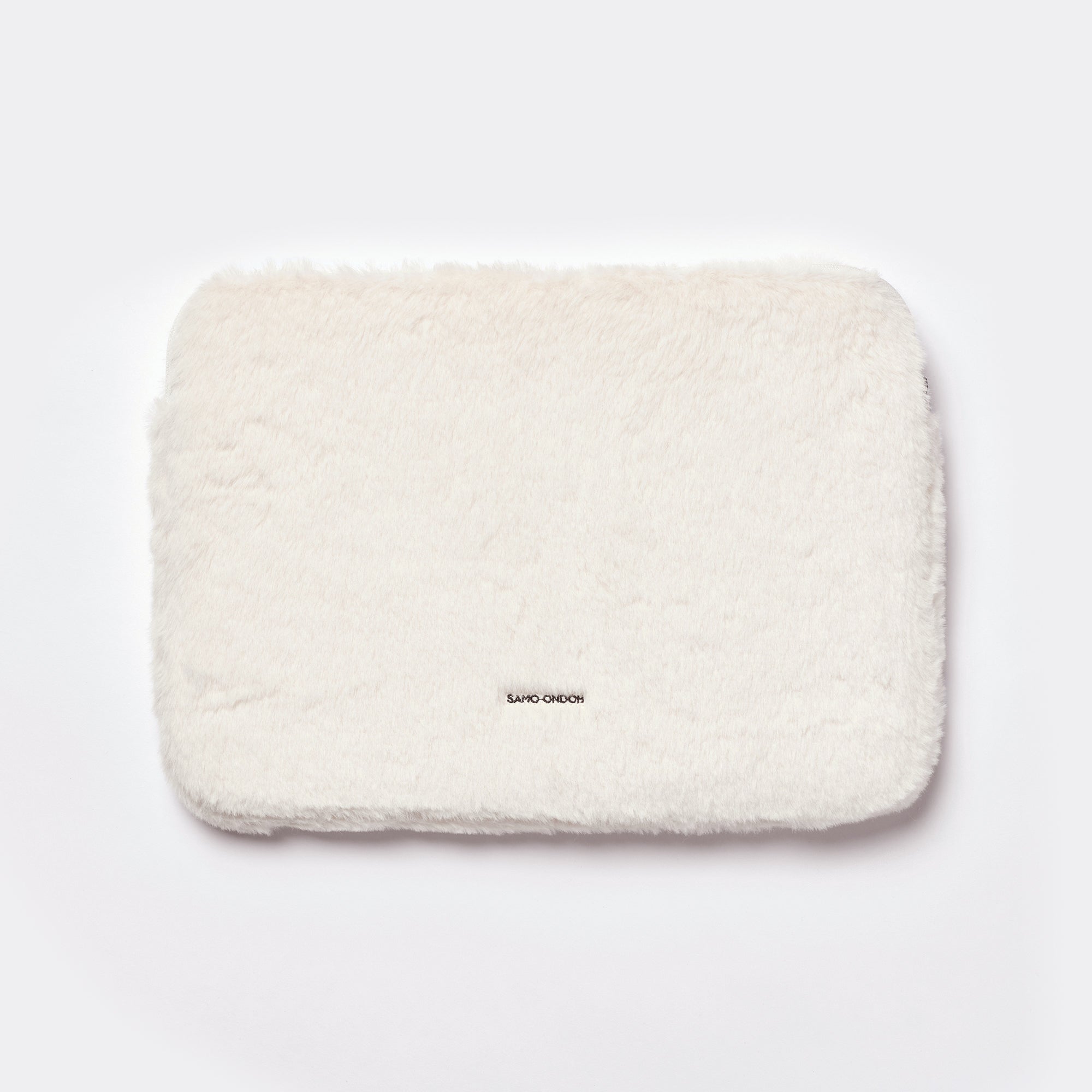 nemoyom laptop case 14inch eco fur ivory