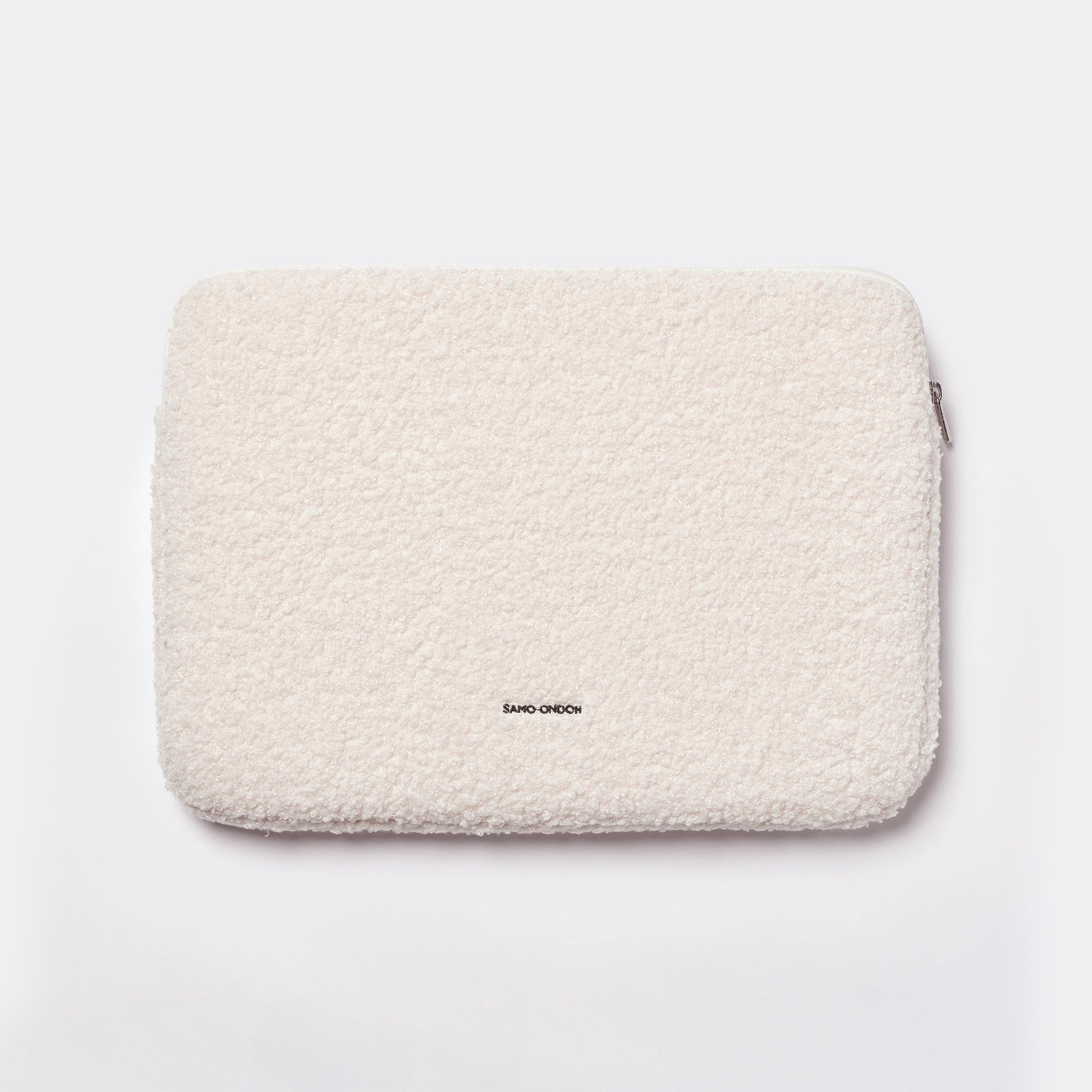 nemoyom laptop case 14inch eco shearling ivory