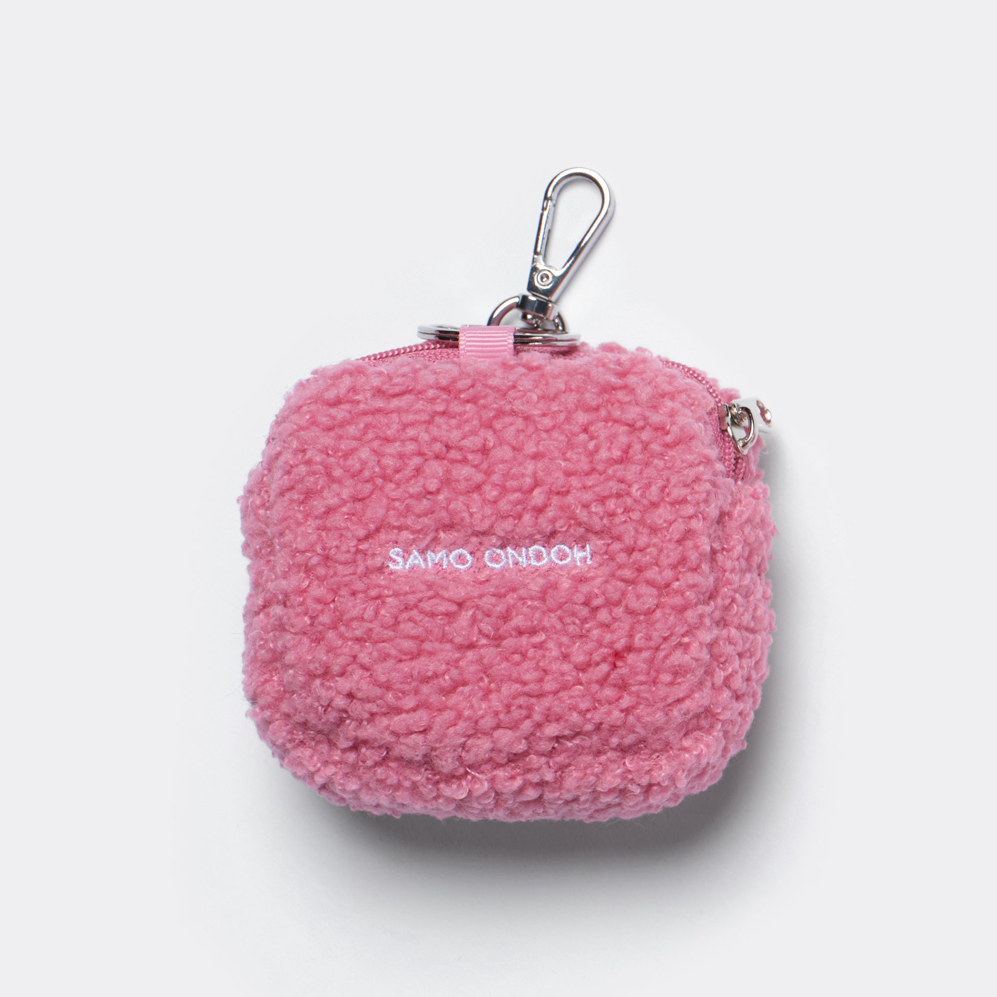 nemoyom airpods case eco shearling pink