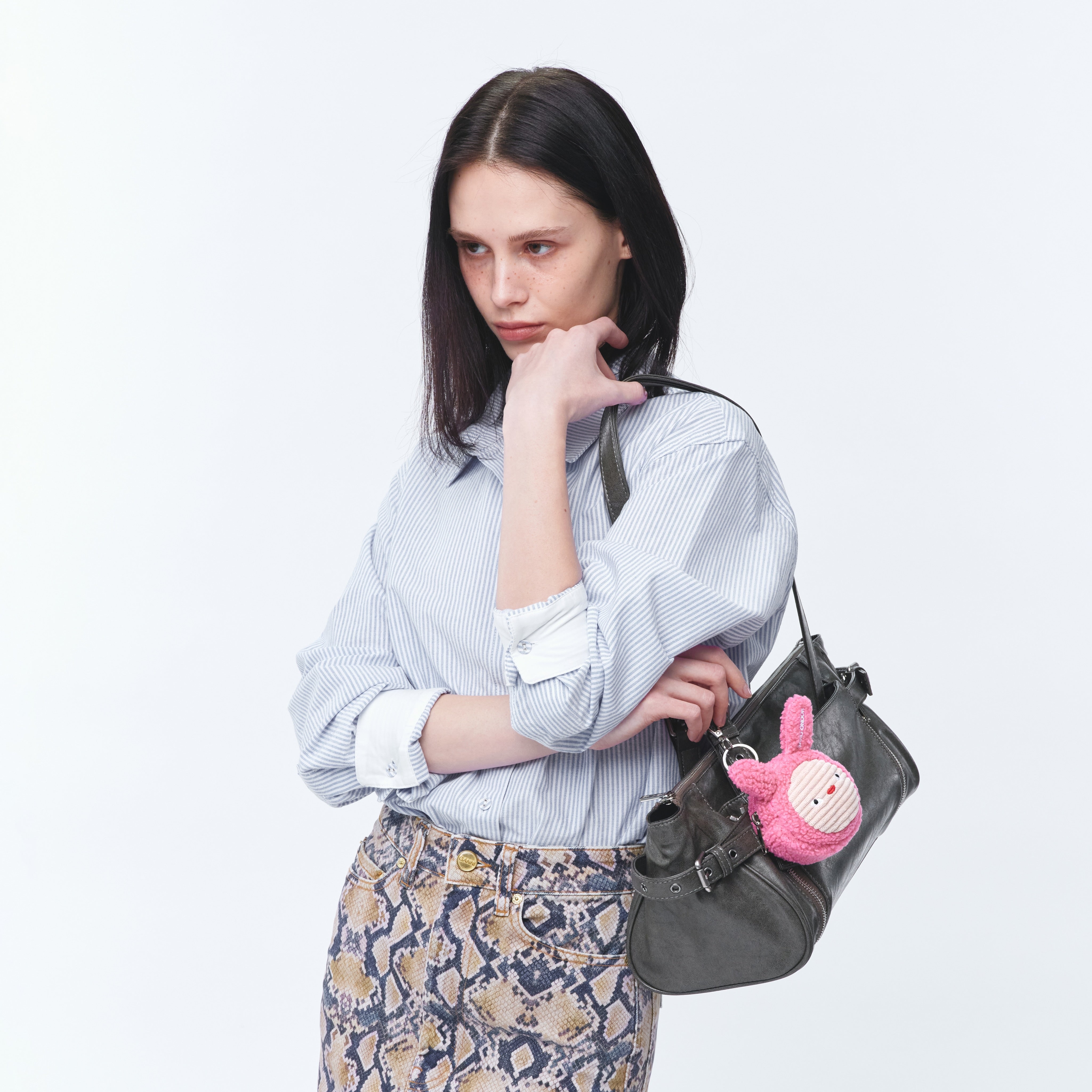 nouvelle bag M veg gray