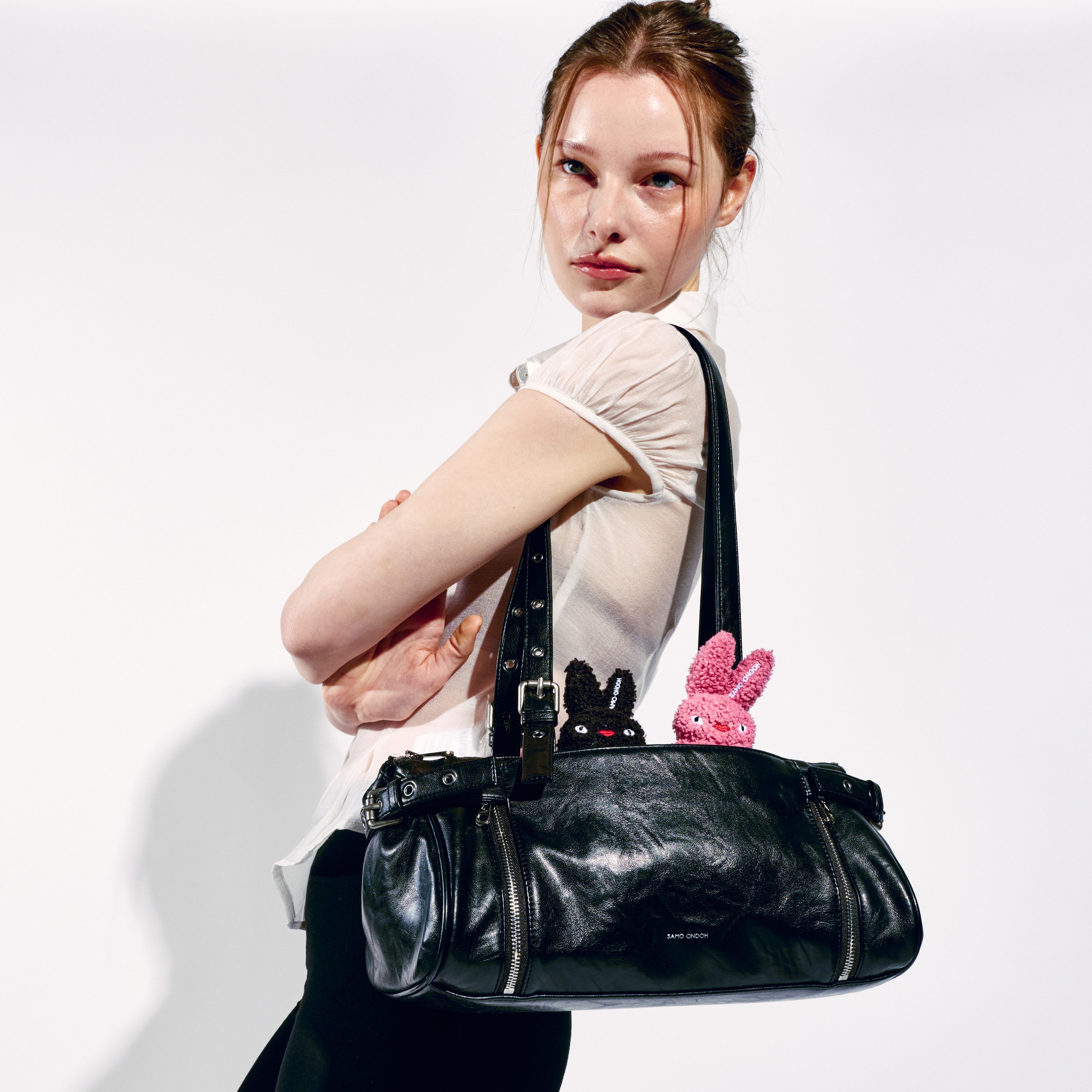 (restock soon) nouvelle bag M baked black
