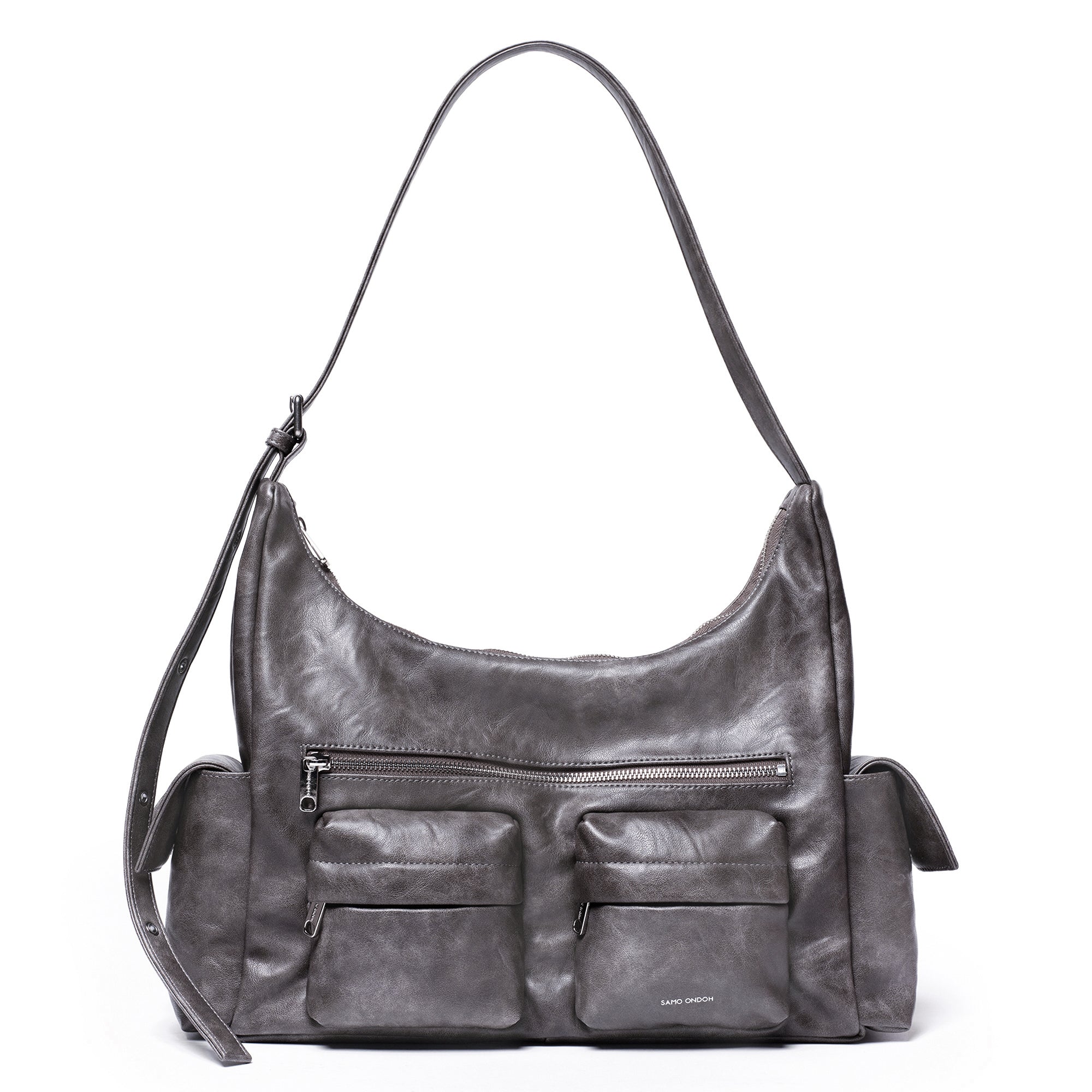 pocket mug bag L baked gray