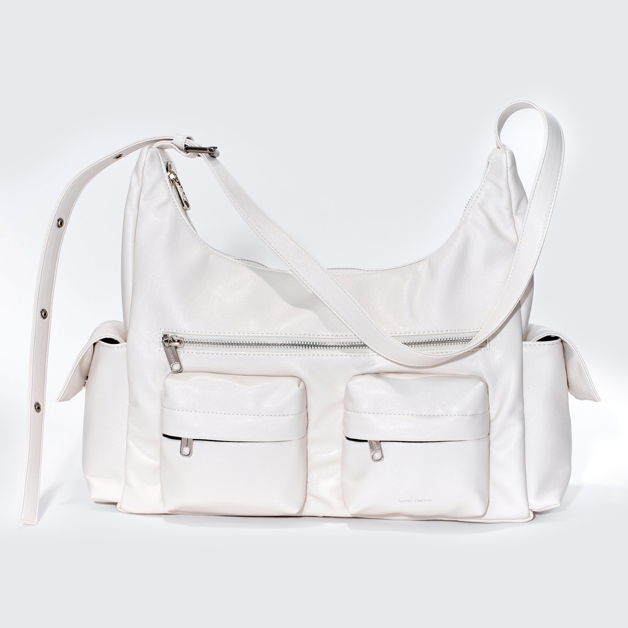 pocket mug bag L goat cream