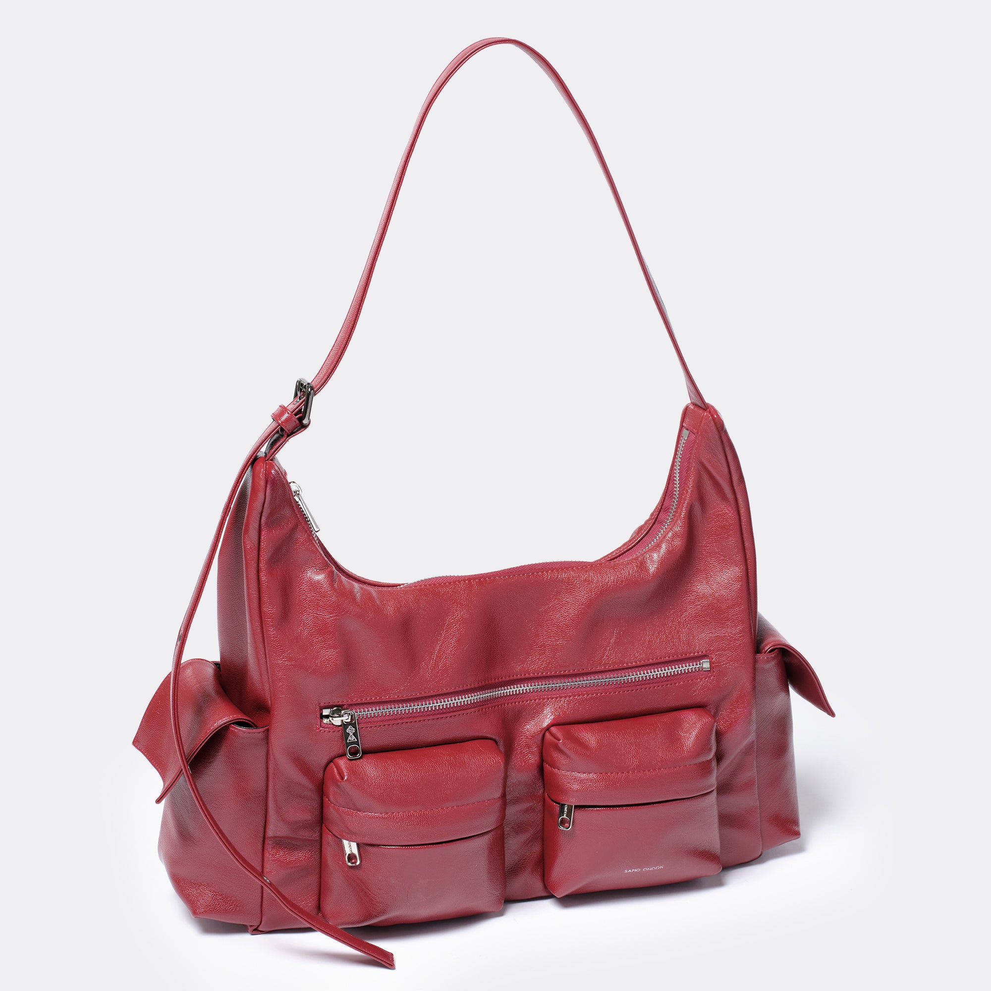 pocket mug bag L goat red