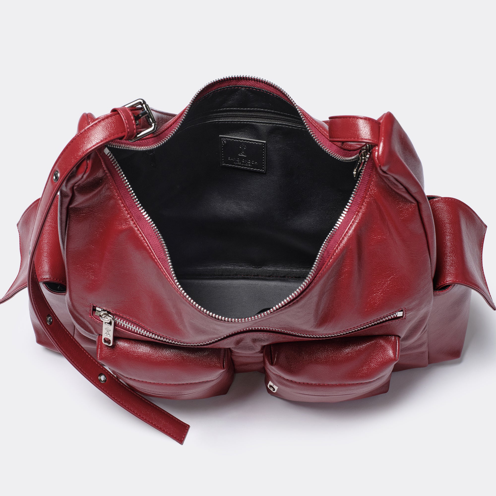 pocket mug bag L goat red