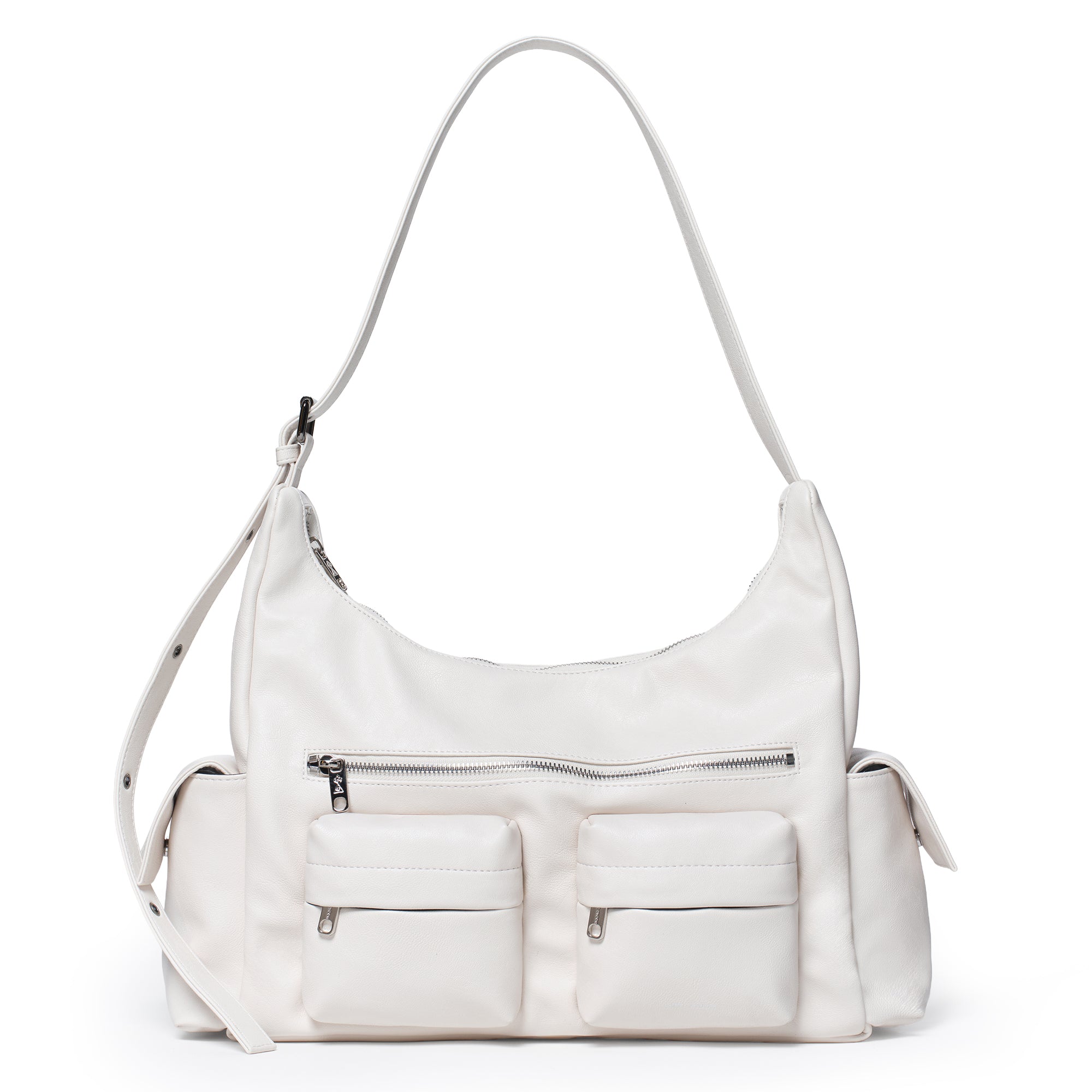 pocket mug bag L nappa ivory