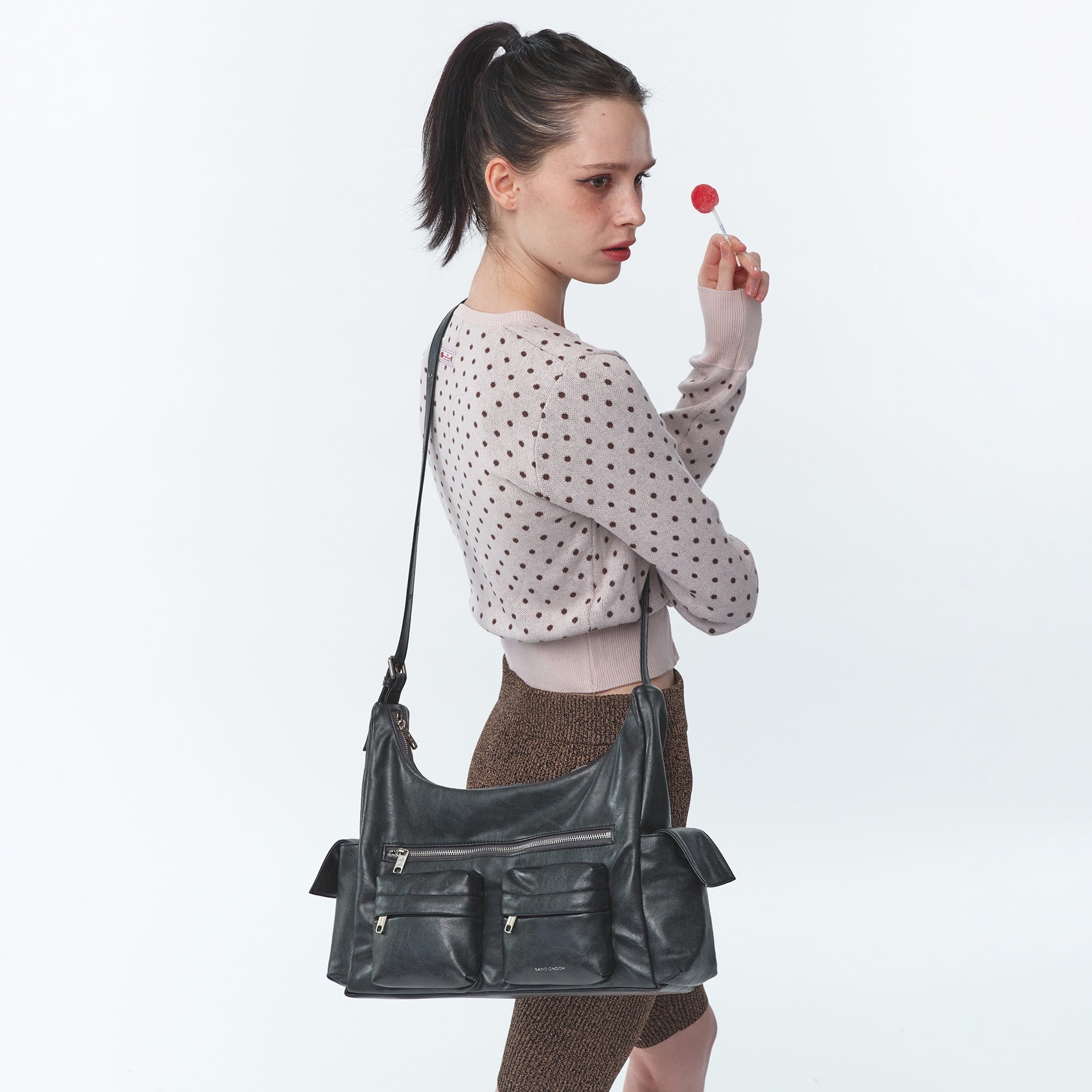 pocket mug bag L veg charcoal