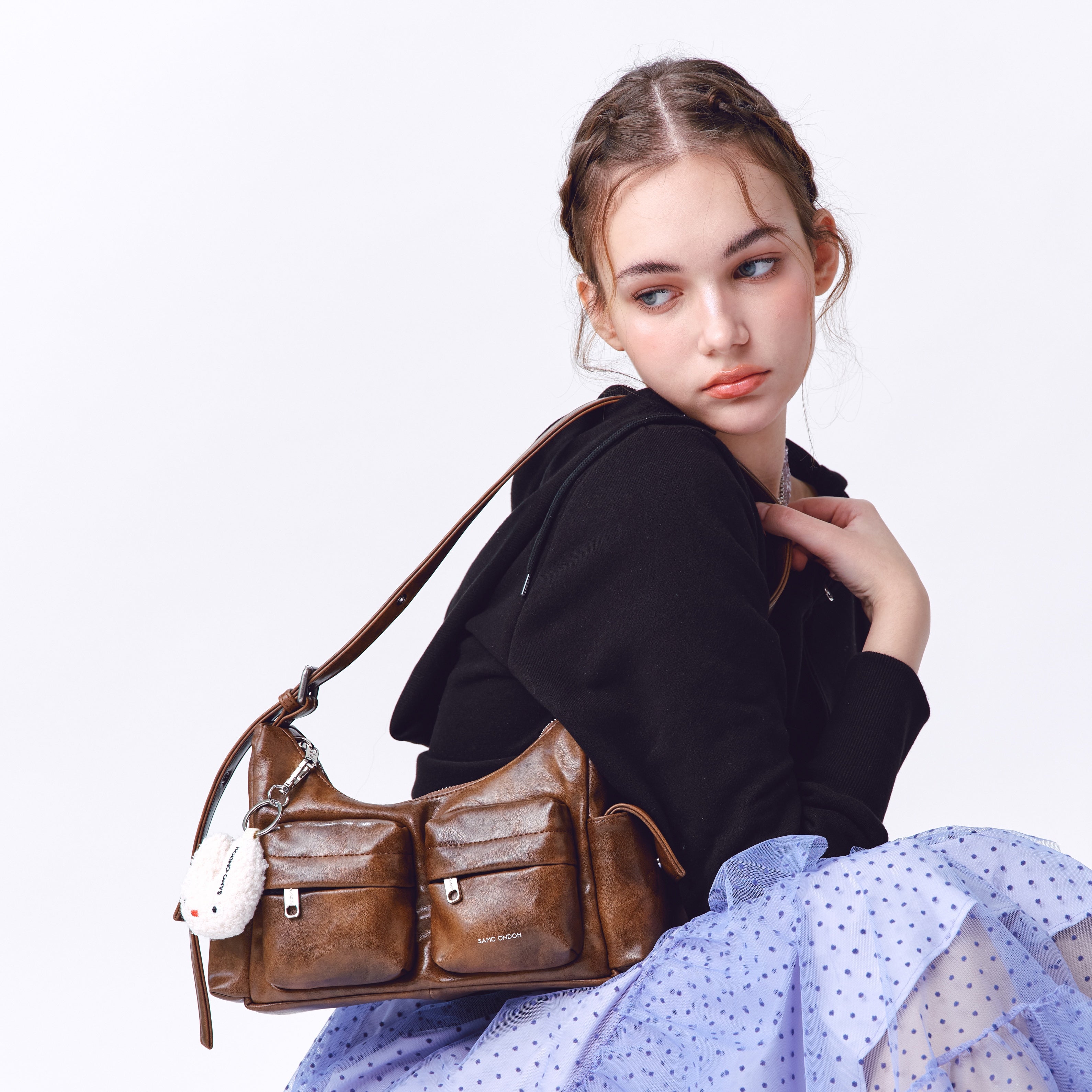 pocket mug bag M baked tan