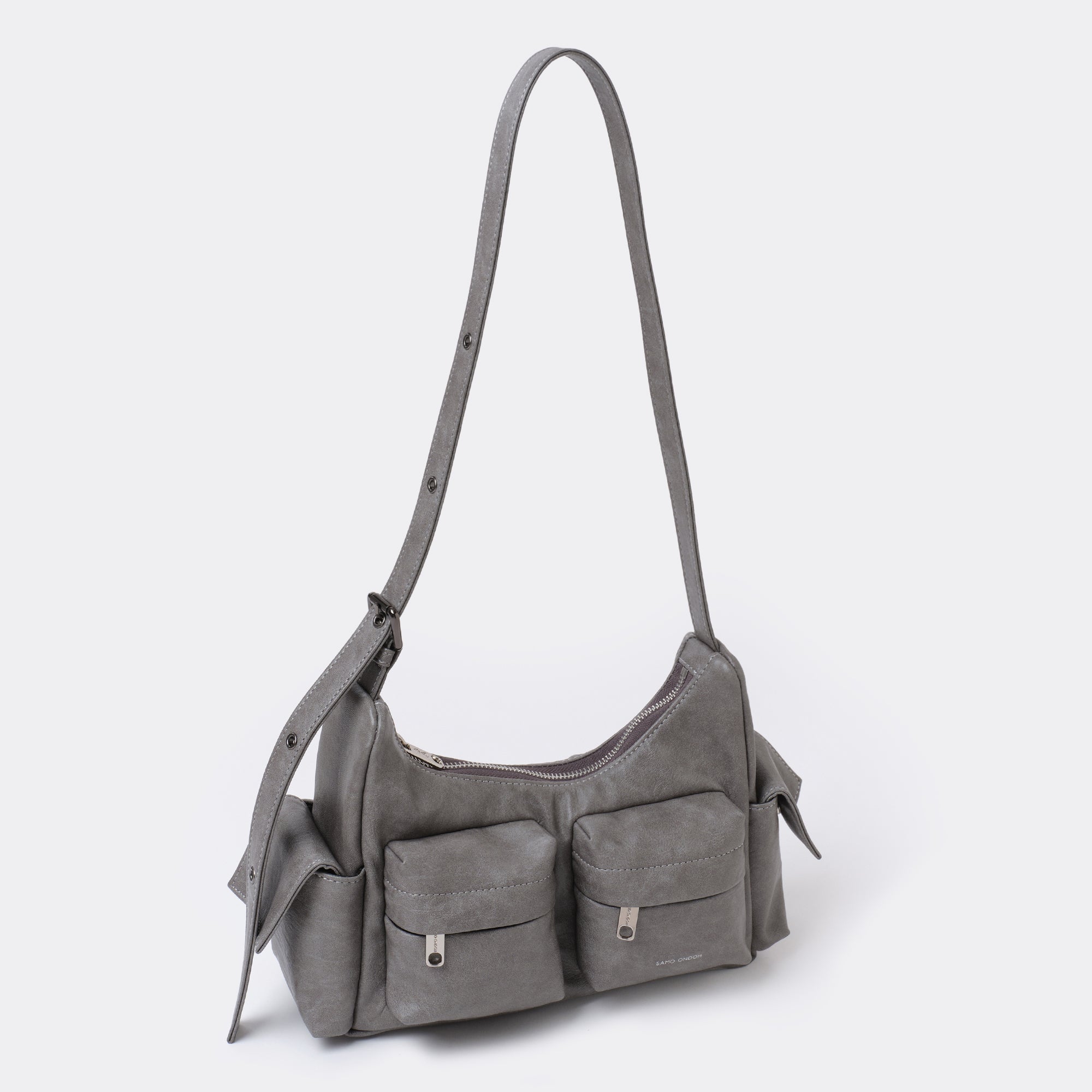 (restock soon) pocket mug bag M brushed gray