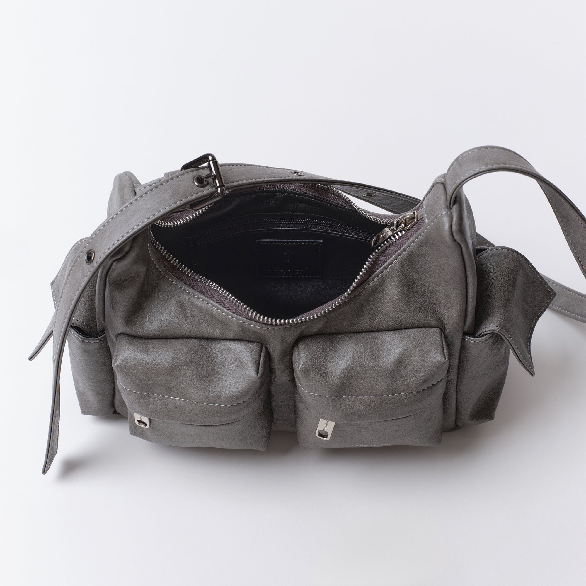 (restock soon) pocket mug bag M brushed gray