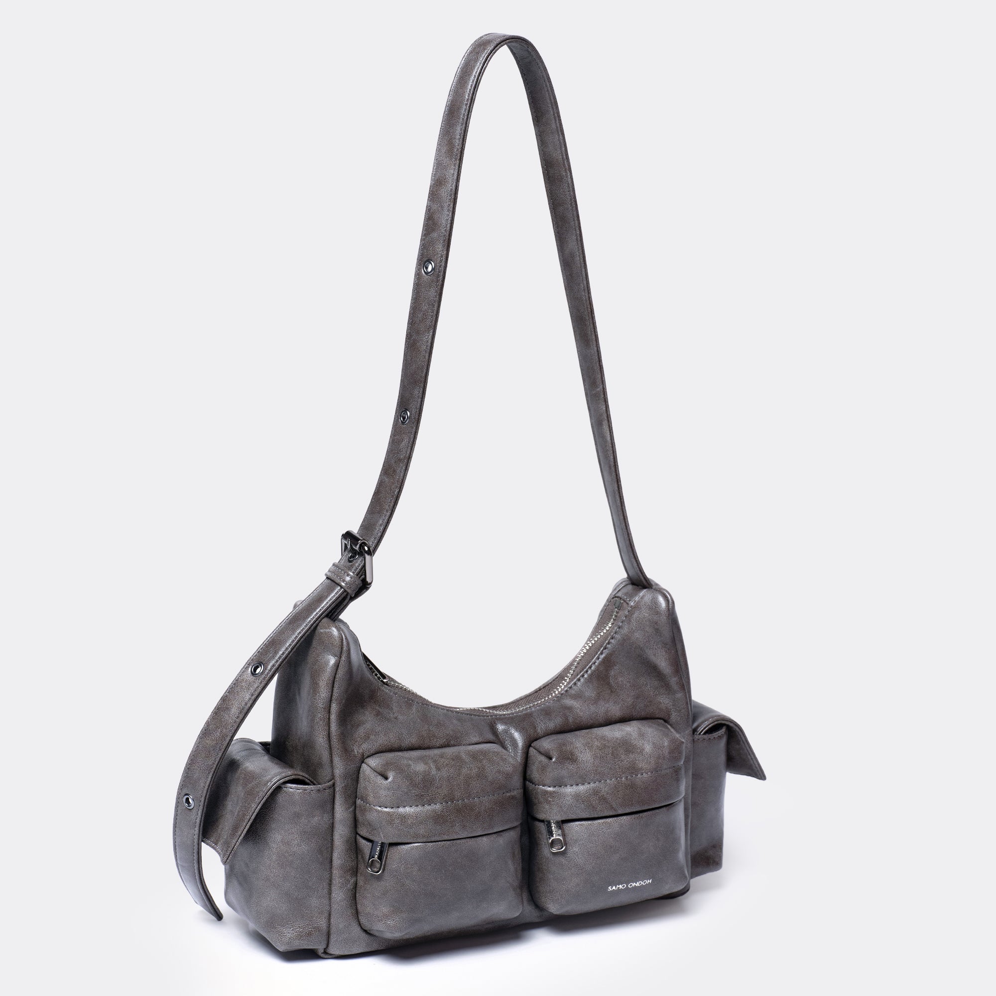 pocket mug bag M baked gray