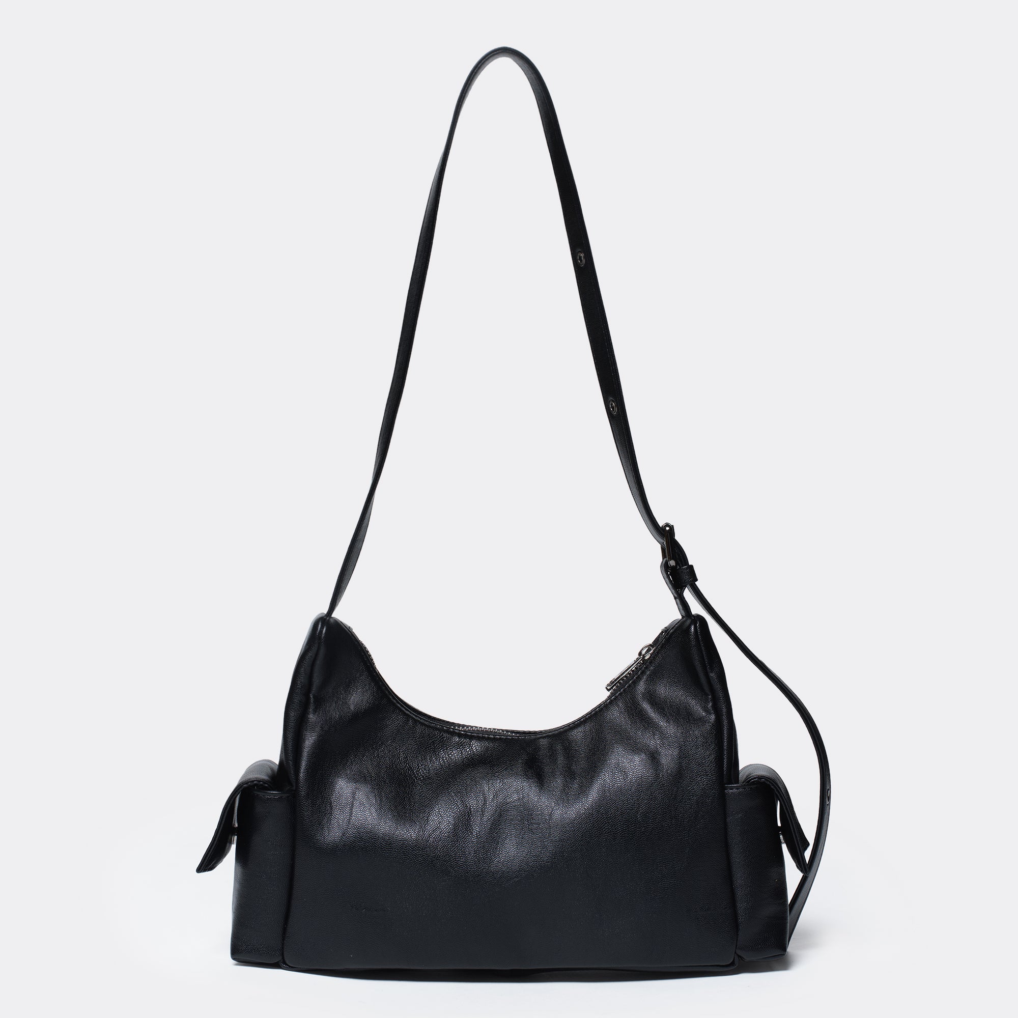 pocket mug bag M nappa black