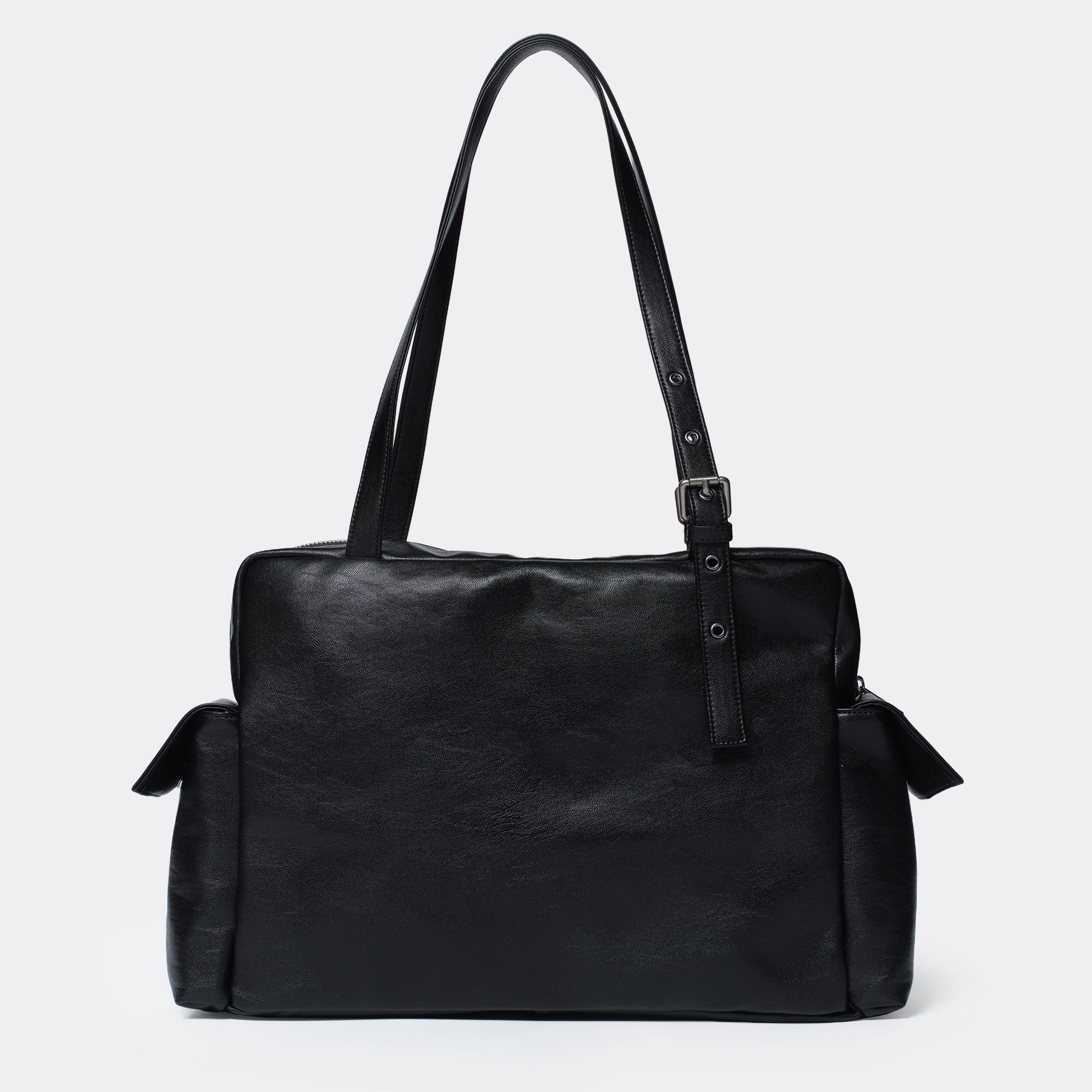 pocket utility bag L nappa black