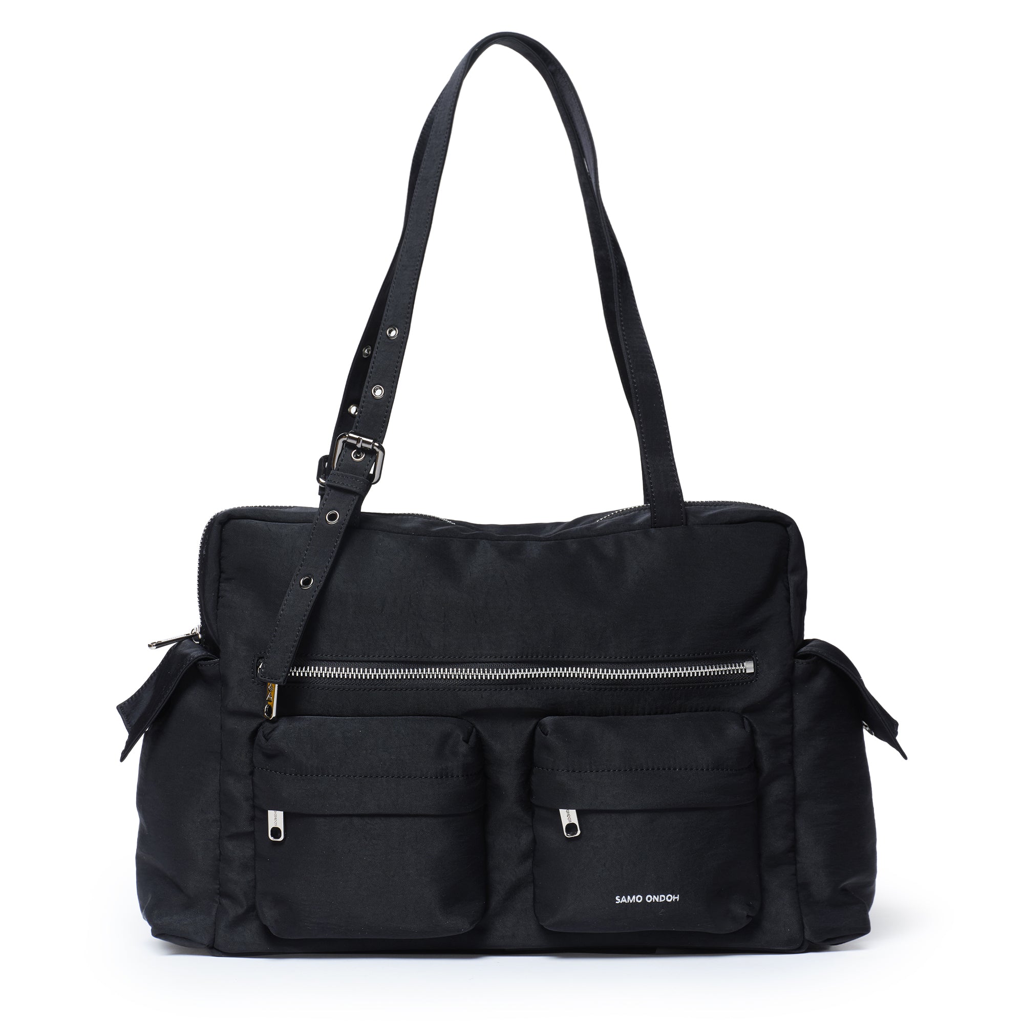 pocket utility bag L nylon black