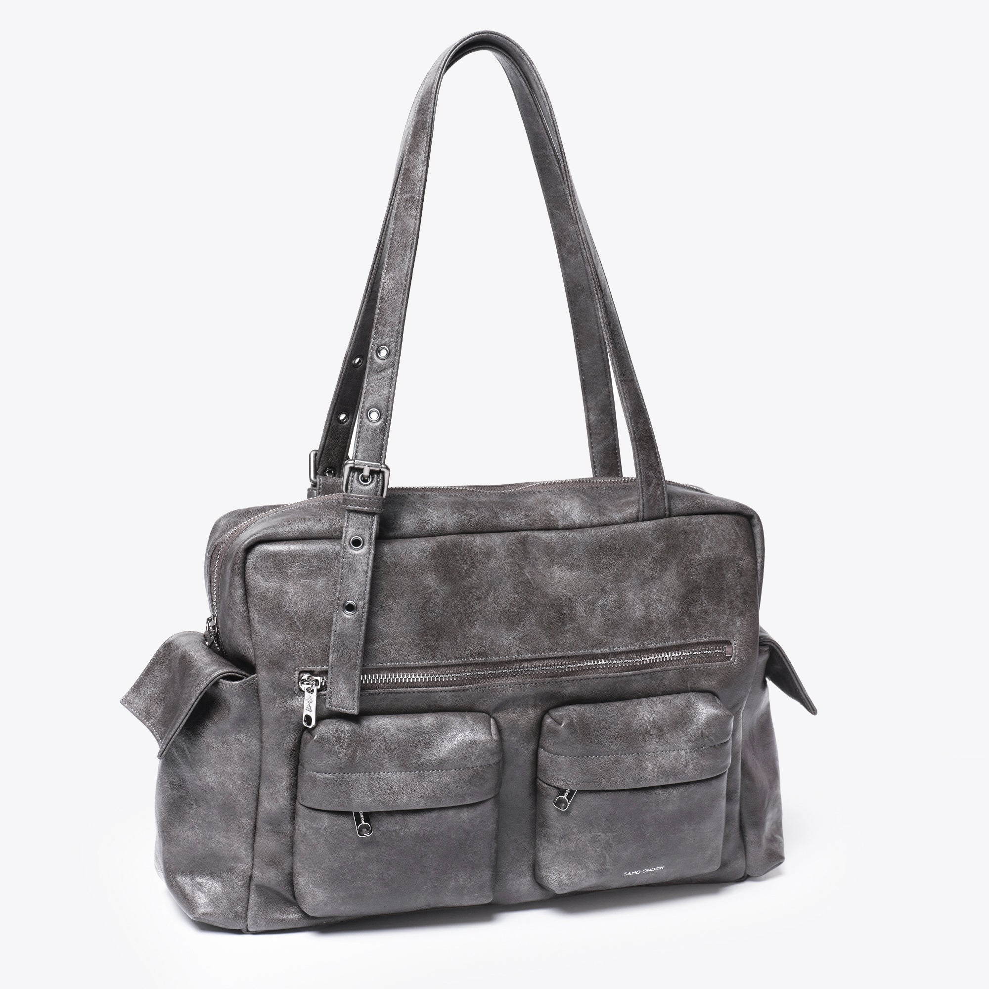 pocket utility bag L baked gray
