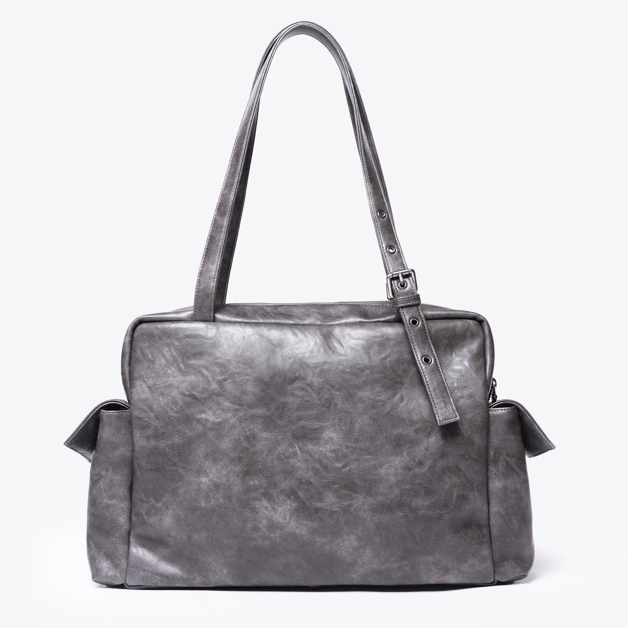 pocket utility bag L baked gray