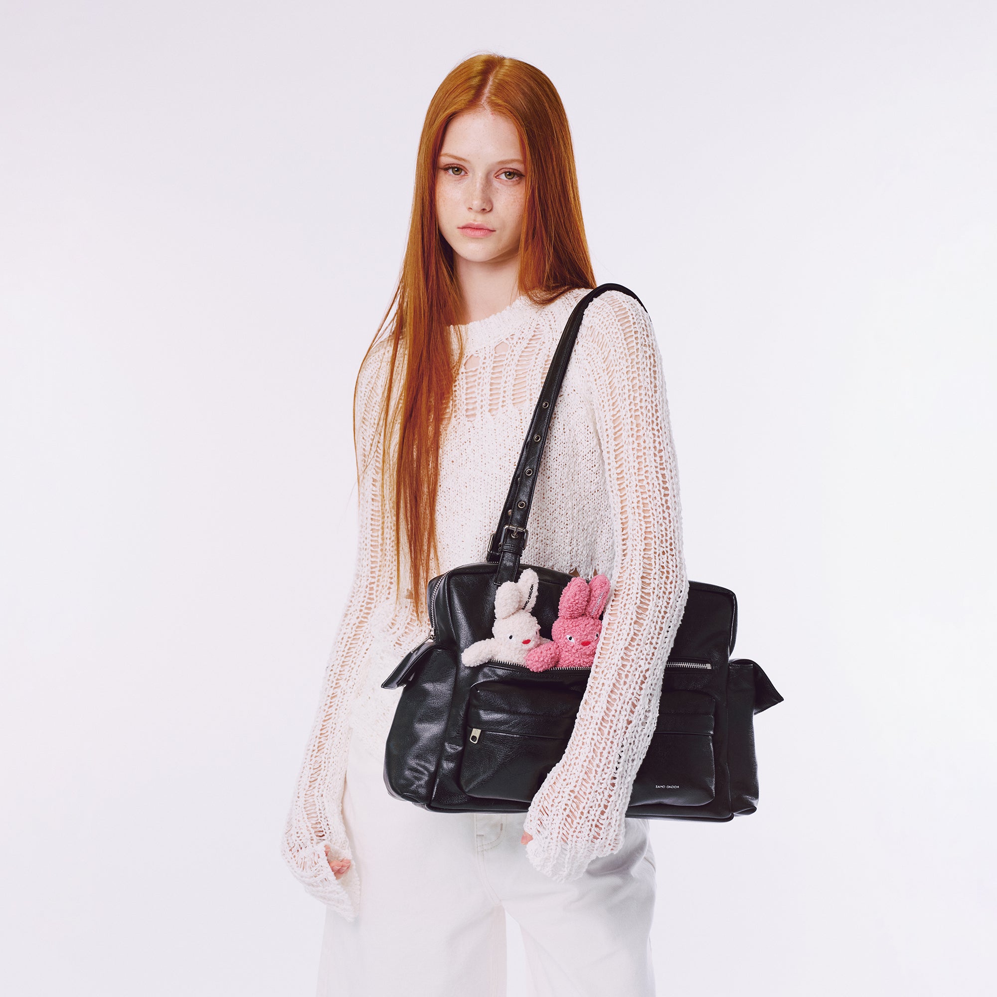 pocket utility bag L goat black